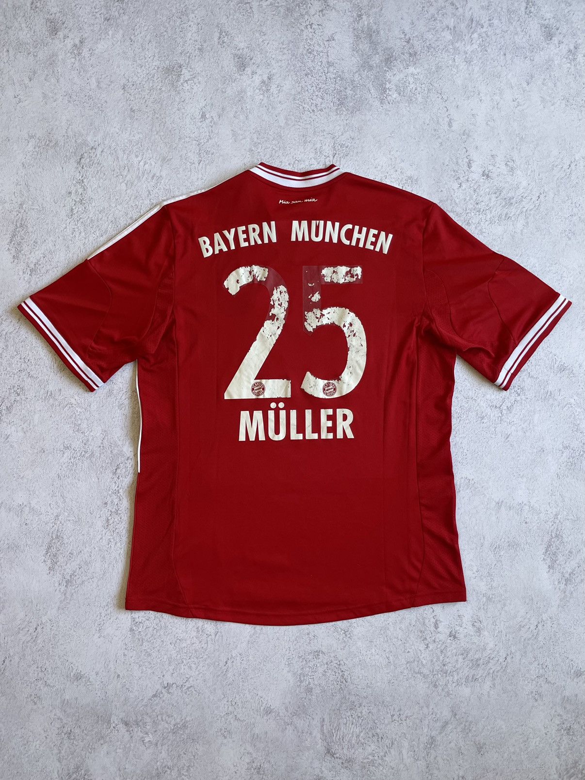 Adidas Adidas Bayern Munich 2013/2014 Home Soccer Jersey #25 Müller Size US L / EU 52-54 / 3 - 10 Thumbnail