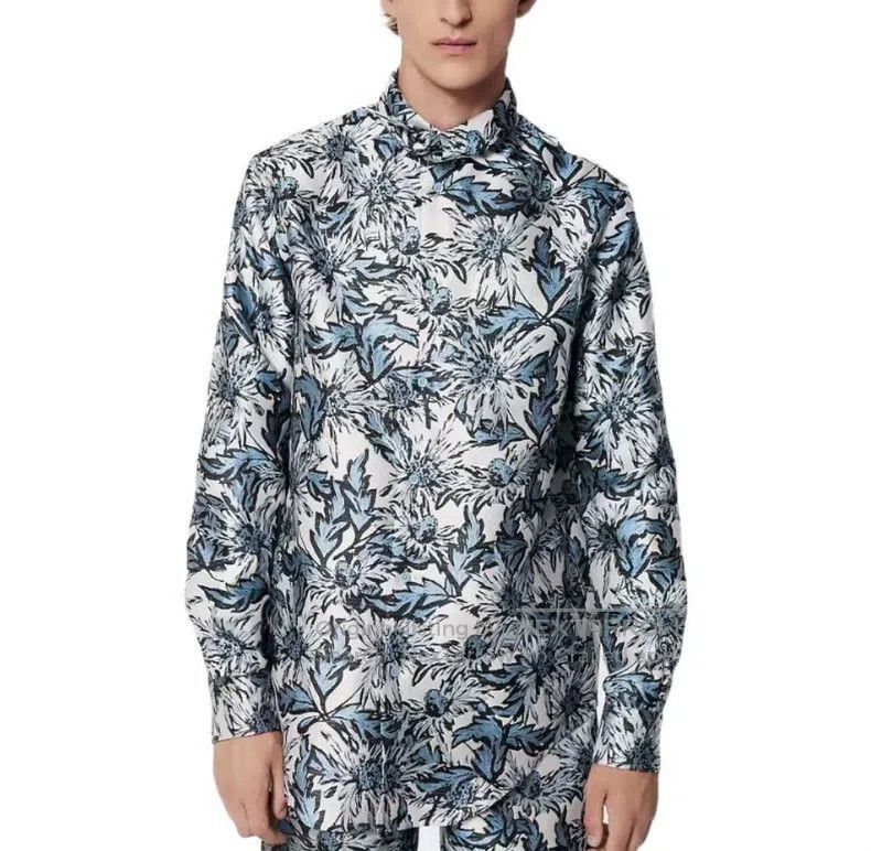 Louis Vuitton Louis Vuitton size 4l Floral Long Sleeve Shirt Jacket Size US M / EU 48-50 / 2 - 3 Thumbnail