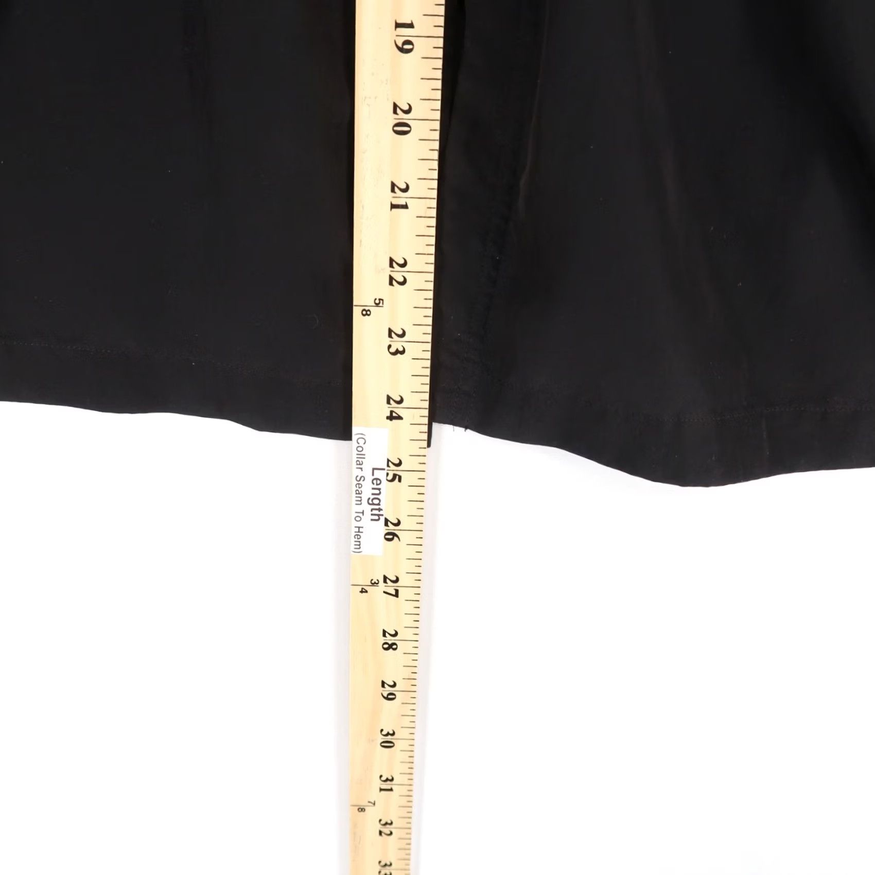 Eileen Fisher Eileen Fisher Jacket Womens 2X Black Open Front Collarless Tencel Lyocell Slim Casual Mens Womens Girls Boys Size XXL / US 16-18 / IT 52-54 - 5 Thumbnail