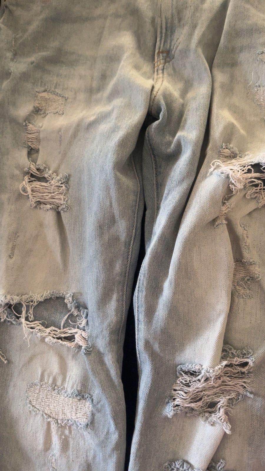 Levi's blue ripped levi’s slim jeans Size US 32 / EU 48 - 2 Thumbnail