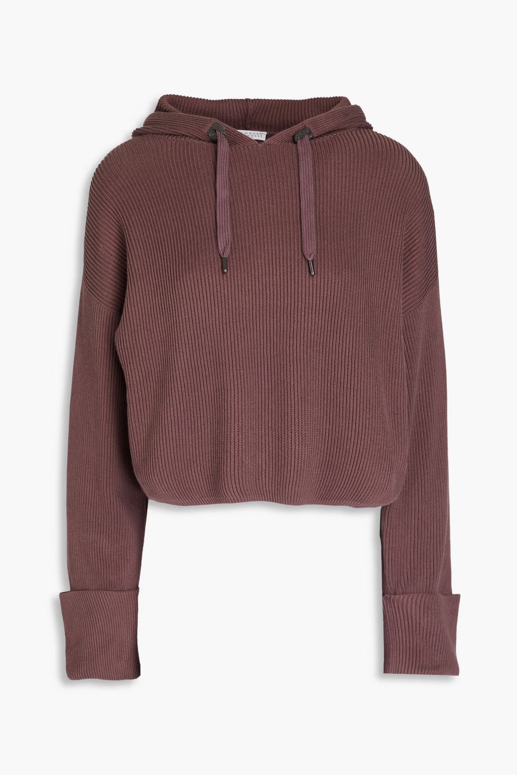 Brunello Cucinelli o1y0825 Hooded Sweater in Mauve Size S / US 4 / IT 40 - 1 Thumbnail