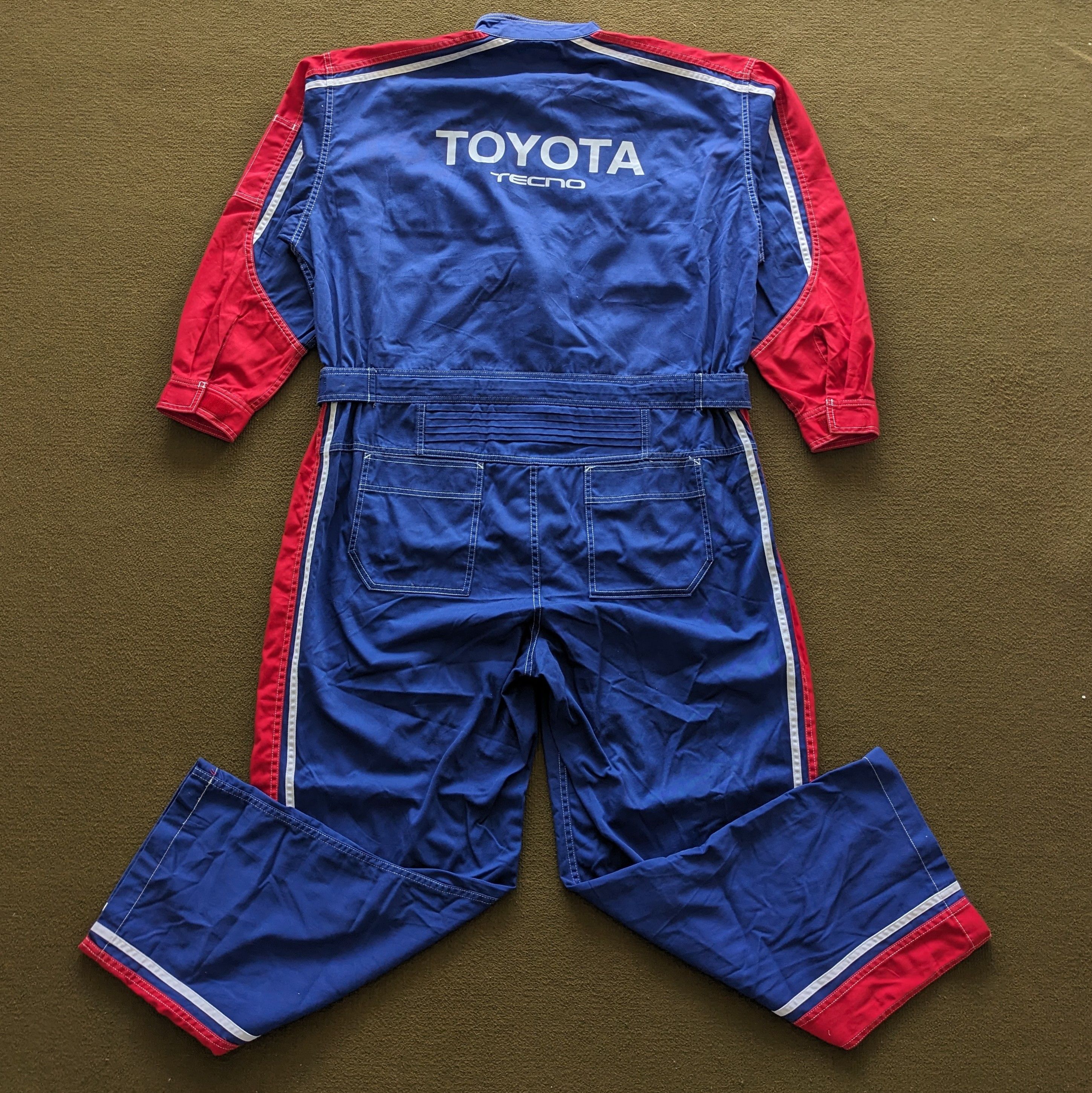 Vintage Vintage TOYOTA Tecno Racing Coverall Workwear Jacket Size US XXL / EU 58 / 5 - 1 Thumbnail