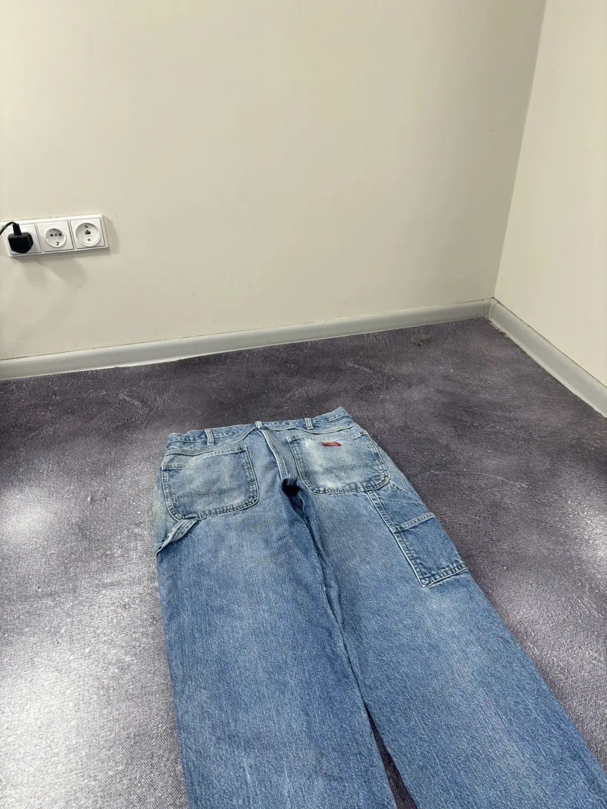Dickies × Vintage Vintage Dickies USA Faded Blue Work Denim Baggy Jeans Size US 32 / EU 48 - 4 Thumbnail