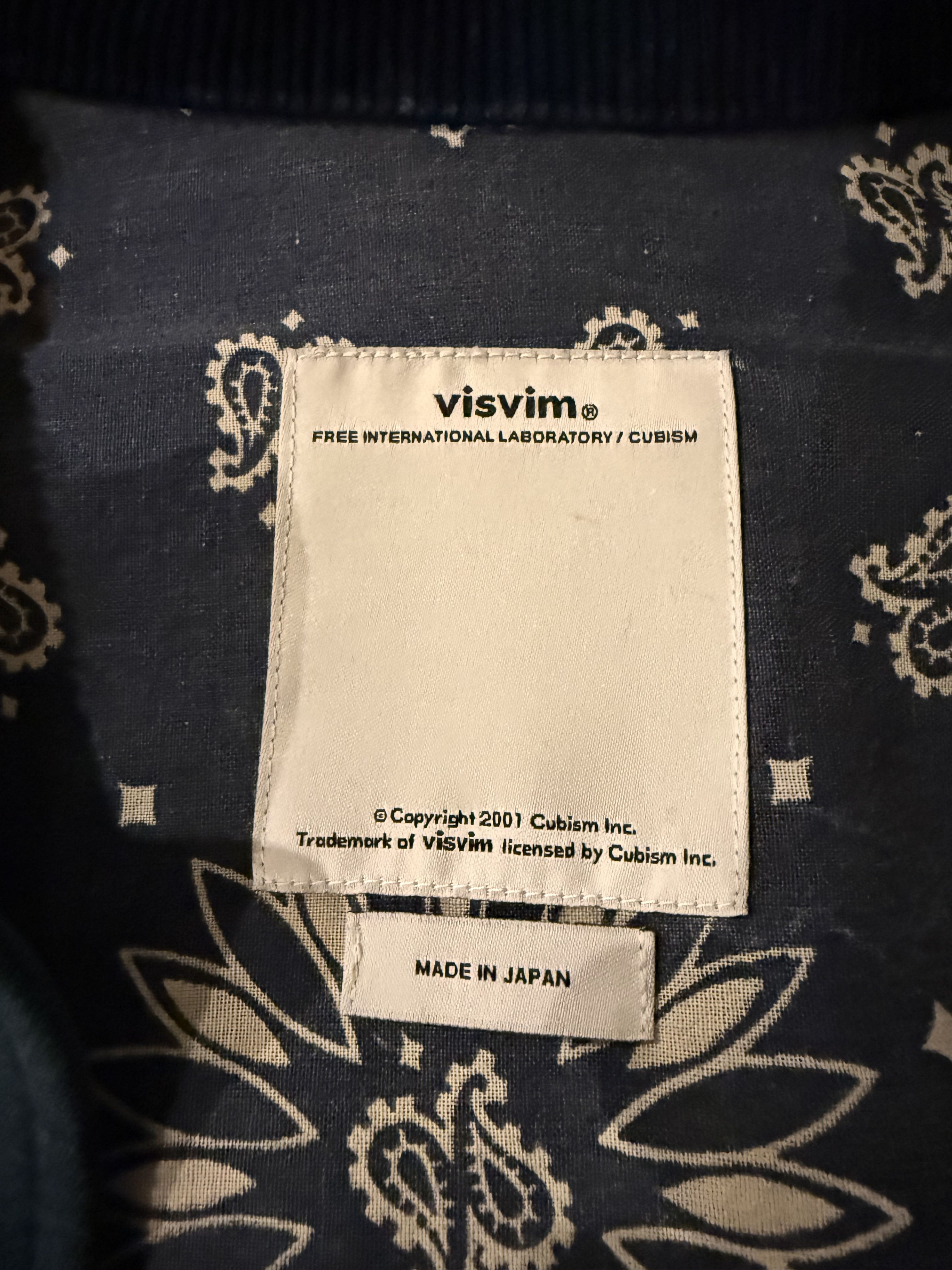Visvim Men’s Visvim blue bandana lined jacket Size US XXS / EU 40 - 5 Thumbnail