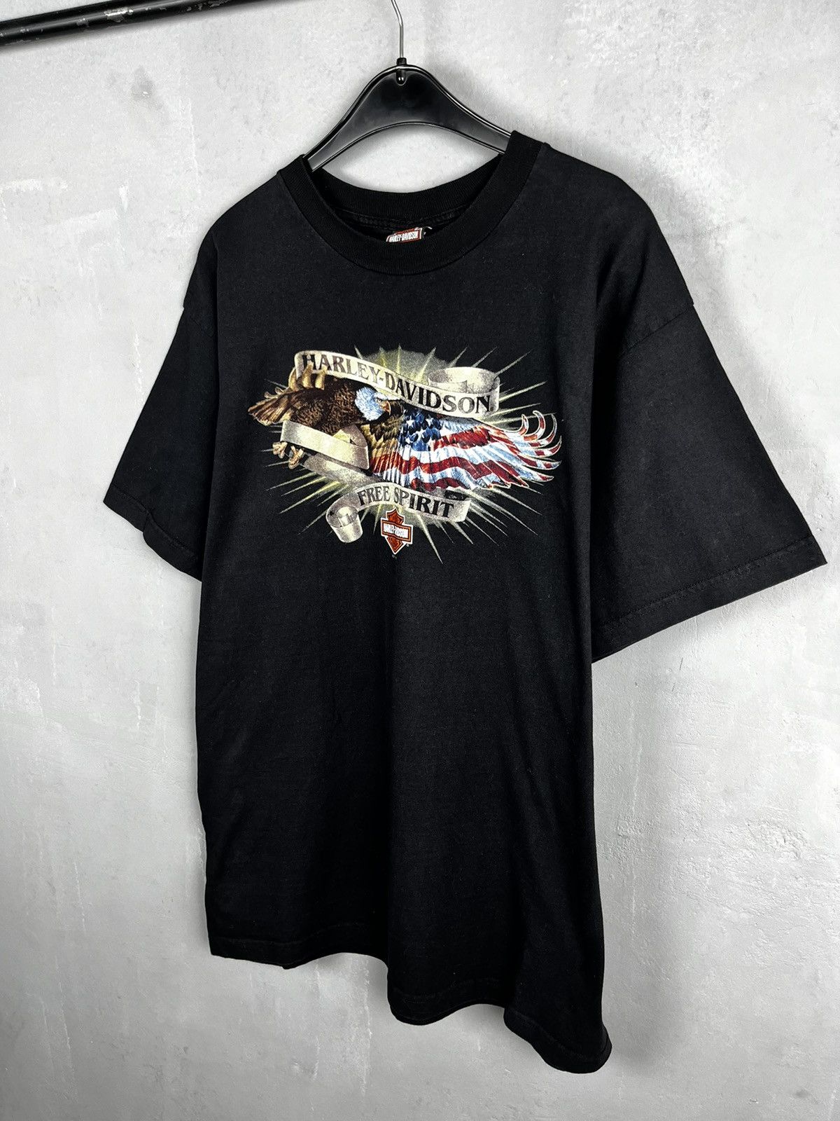 Harley Davidson × Vintage Harley Davidson world famous t shirt USA vintage Size US XL / EU 56 / 4 - 2 Thumbnail