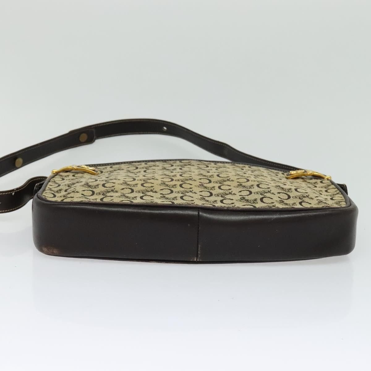Celine CELINE C Sulky Shoulder Bag Canvas Beige Gold Size ONE SIZE - 9 Thumbnail