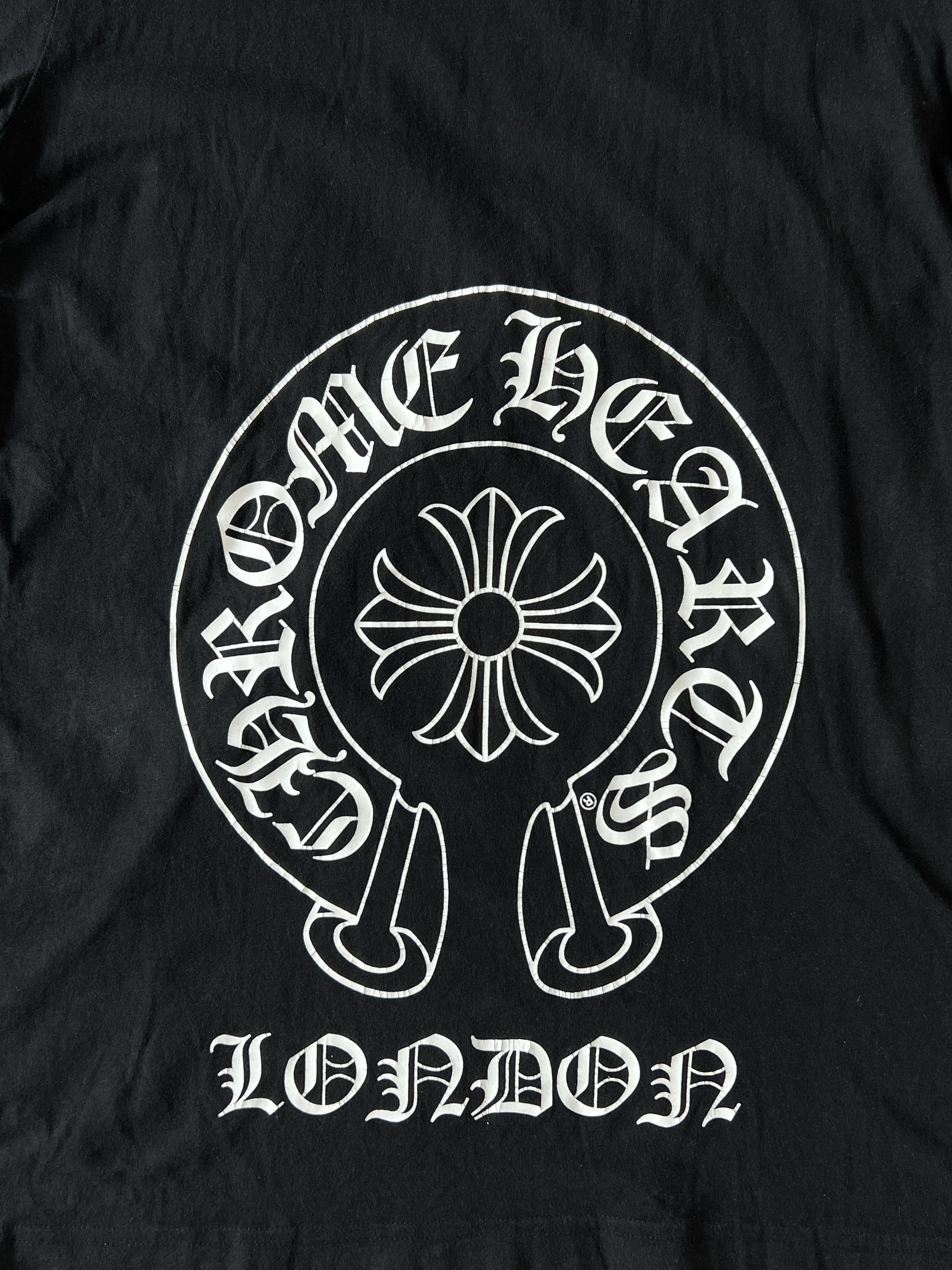 Chrome Hearts Chrome Hearts London Horseshoe Tee Black Large Size US L / EU 52-54 / 3 - 4 Thumbnail