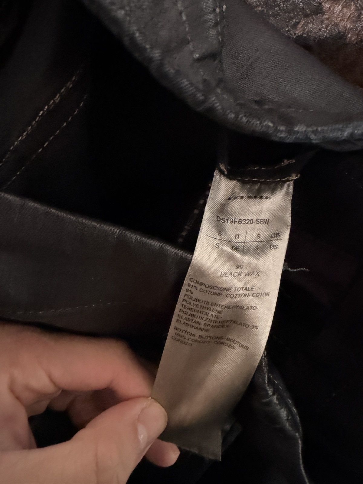 Rick Owens Rick Owens Waxed Aircut Pants Size US 28 / EU 44 - 7 Thumbnail
