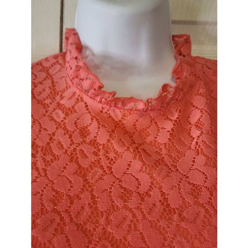 Other Coral Lace Dress Size M / US 6-8 / IT 42-44 - 4 Thumbnail