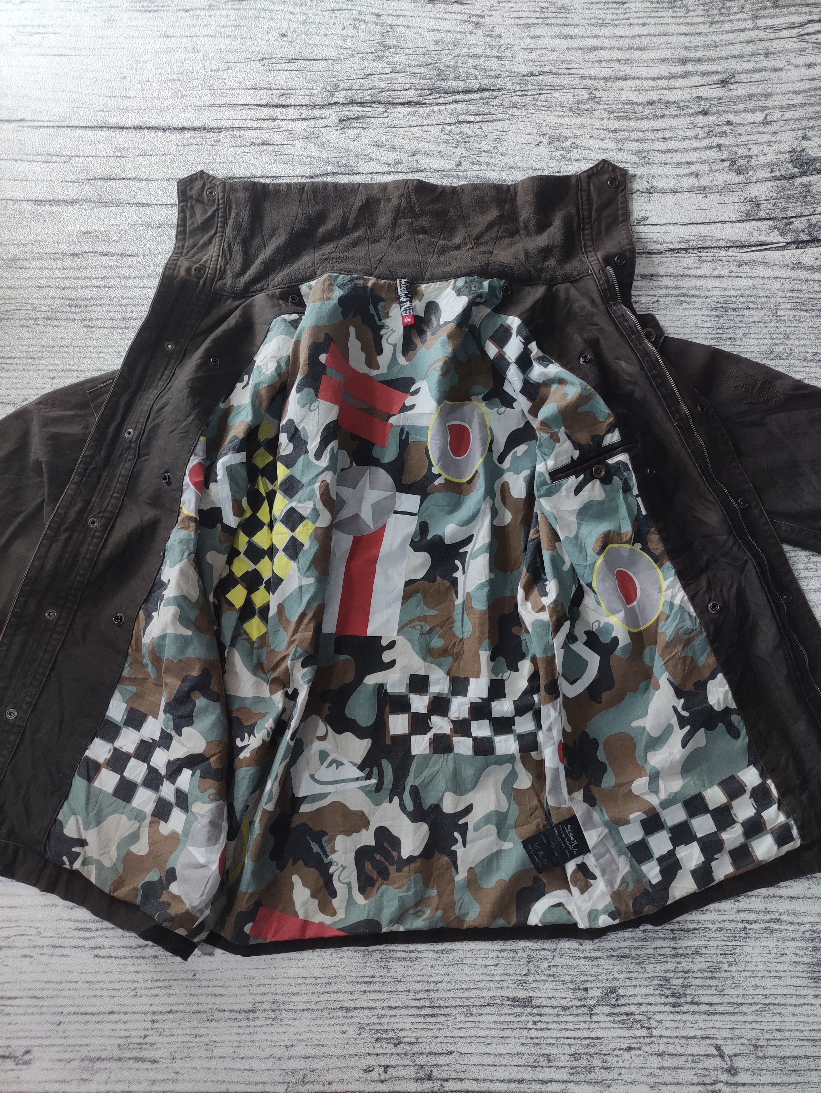 Quiksilver QUIKSILVER DARK BROWN CANVAS JACKET Size US L / EU 52-54 / 3 - 10 Thumbnail