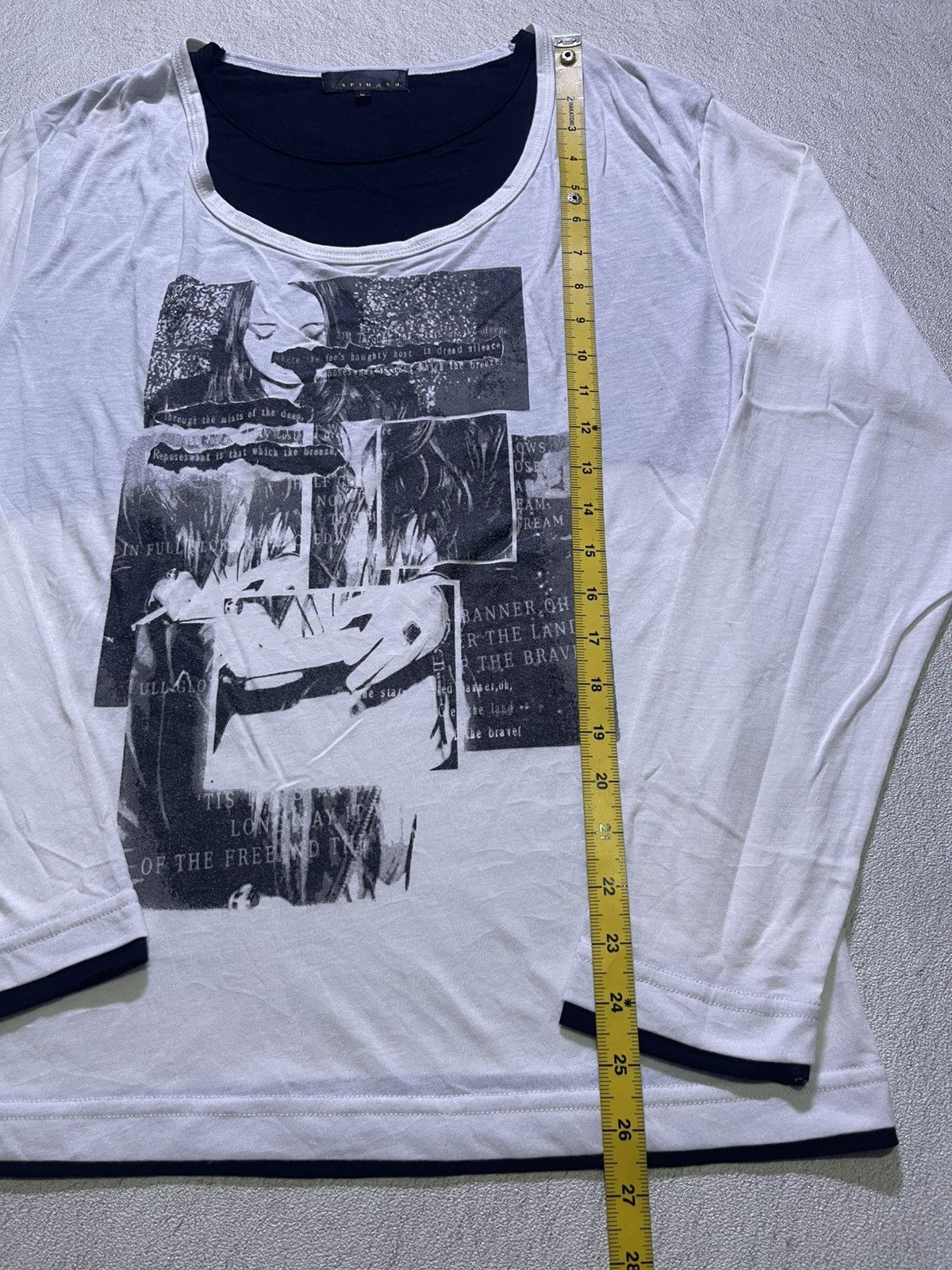 Japanese Brand Y2K SPINASH long sleeve tshirt Size US M / EU 48-50 / 2 - 7 Thumbnail