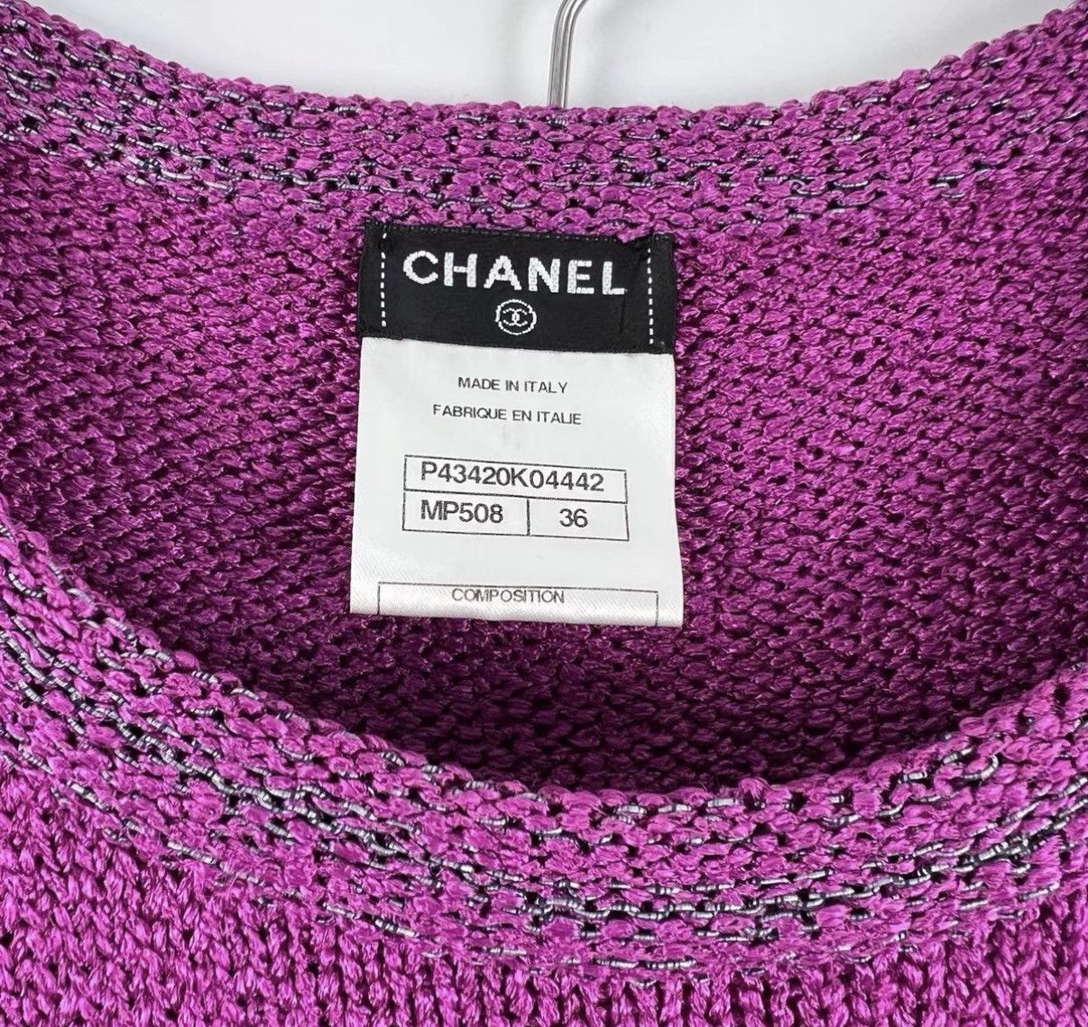 Chanel Chanel Cherry Red Sleeveless Knit Dress K12 Size XS / US 0-2 / IT 36-38 - 3 Thumbnail