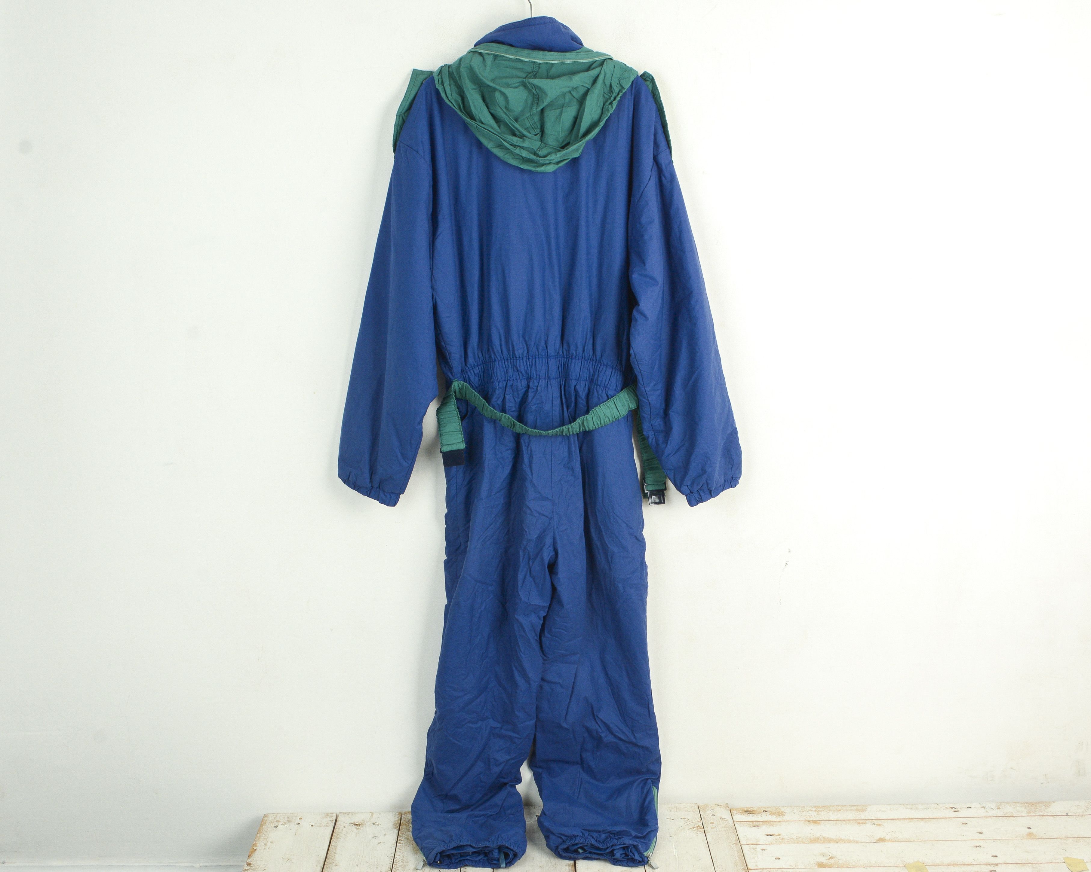 Vintage SKILA Mens L Insulated Snowsuit Jumpsuit EU 52 Padded Blue Size US 36 / EU 52 - 11 Thumbnail