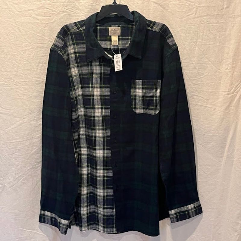 L.L. Bean NWT LL Bean Trad Fit Scotch Plaid Flannel Button Up XXXL Reg Size US XXL / EU 58 / 5 - 1 Thumbnail