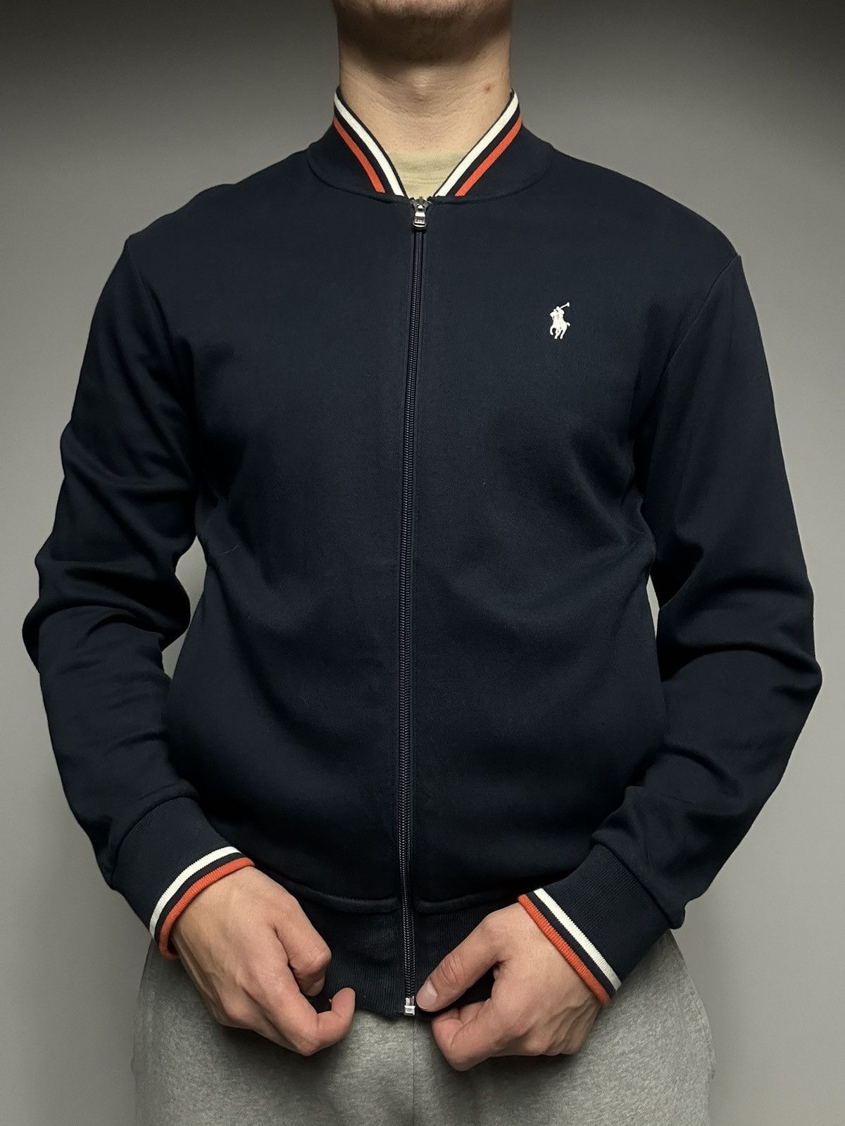 Polo Ralph Lauren Mens Zip Hoodie Polo Ralph Lauren Oldmoney Avantgarde Size US M / EU 48-50 / 2 - 2 Thumbnail