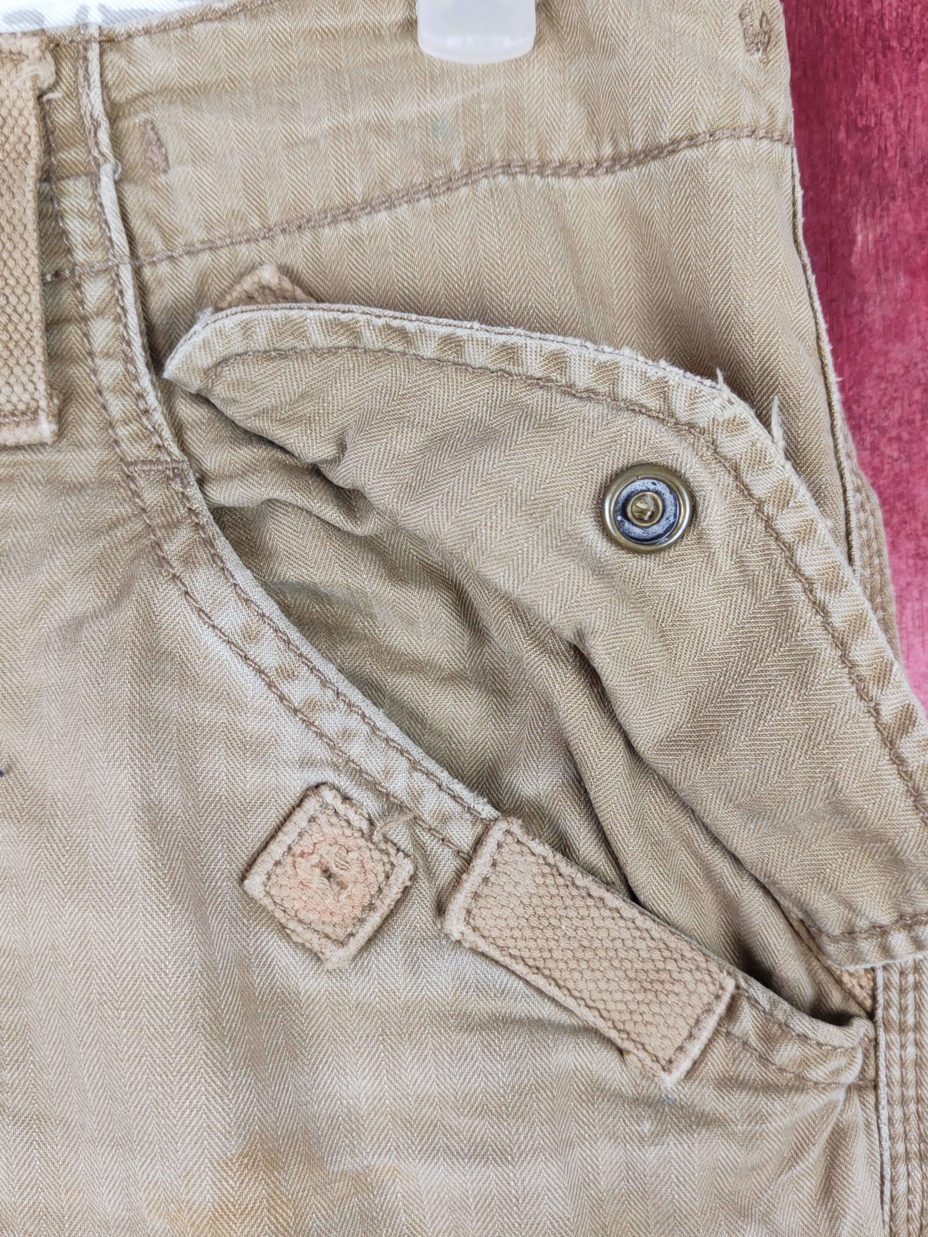Polo Ralph Lauren Polo Ralph Lauren faded Multipocket Cargo Pants #1347DL Size US 29 - 5 Thumbnail