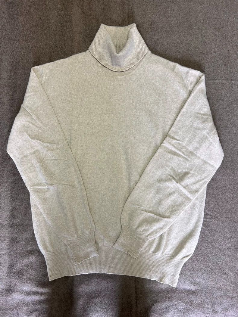 Loro Piana LORO PIANA Men's cashmere knitted high collar sweater Size US L / EU 52-54 / 3 - 1 Thumbnail