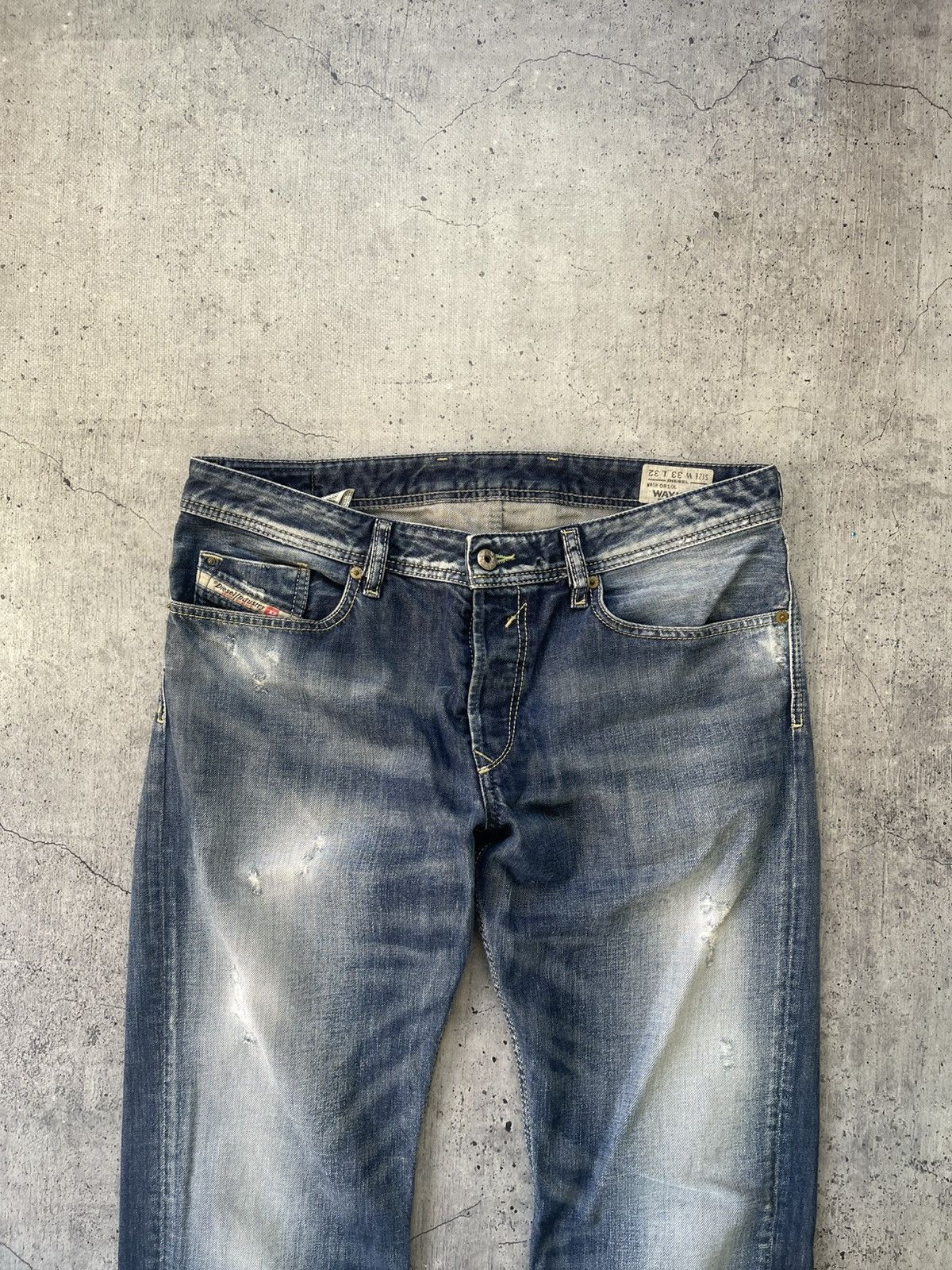 Diesel × Vintage Crazy Flare Vtg Diesel Jeans Dark Blue Italian Made 🇮🇹 Size US 33 - 6 Thumbnail
