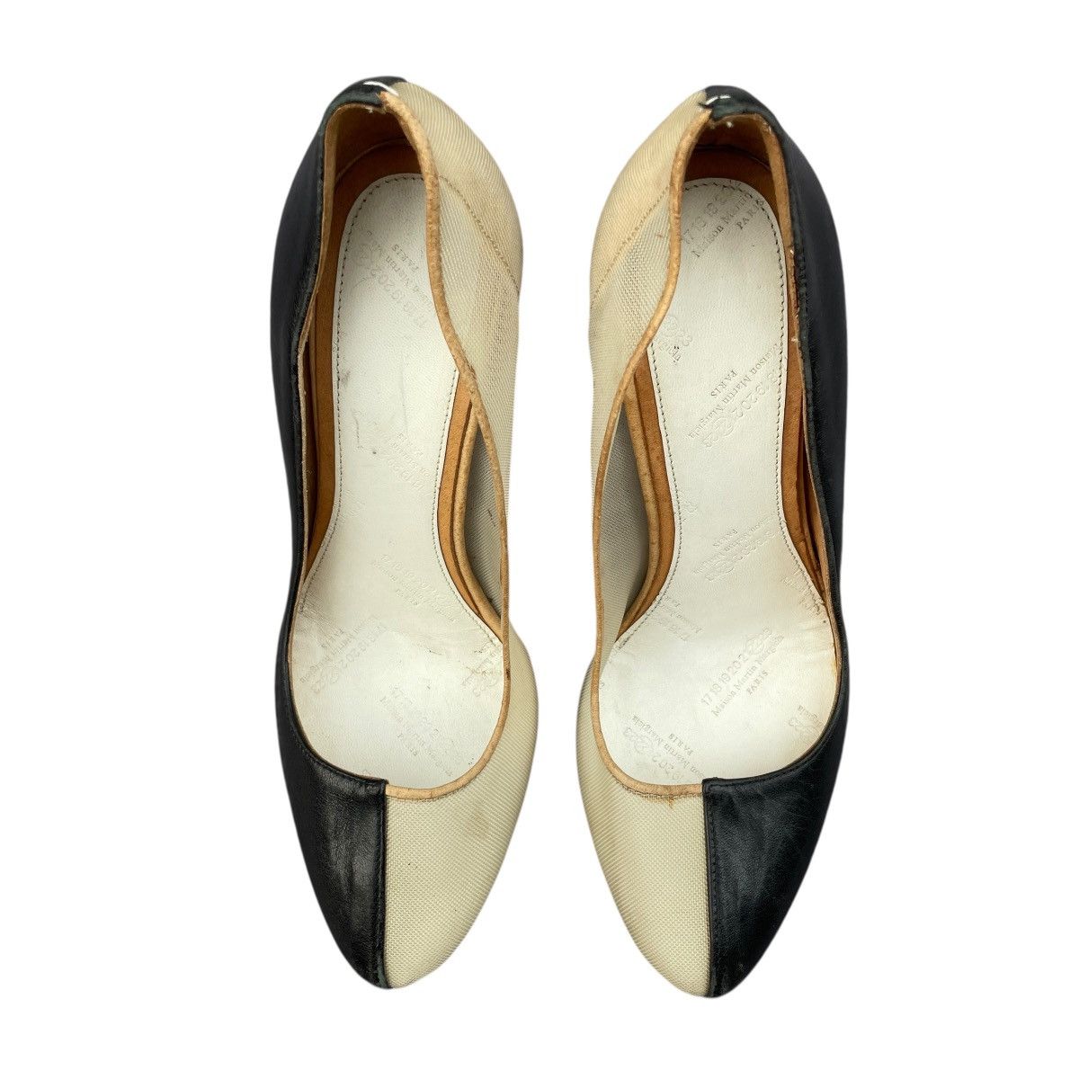 Maison Margiela Maison Margiela Half Leather Half Mesh Heels Size US 5.5 / IT 35.5 - 2 Thumbnail