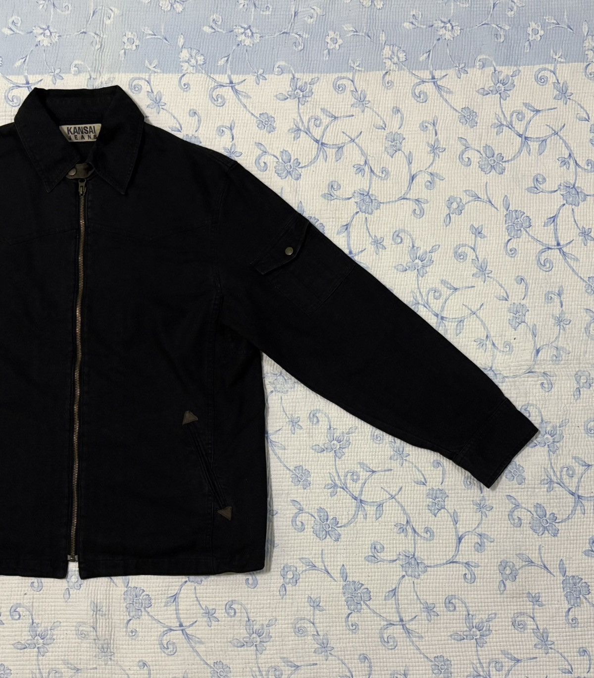 Japanese Brand × Kansai Yamamoto Japanese Kansai Jeans Denim Jacket Size US L / EU 52-54 / 3 - 3 Thumbnail