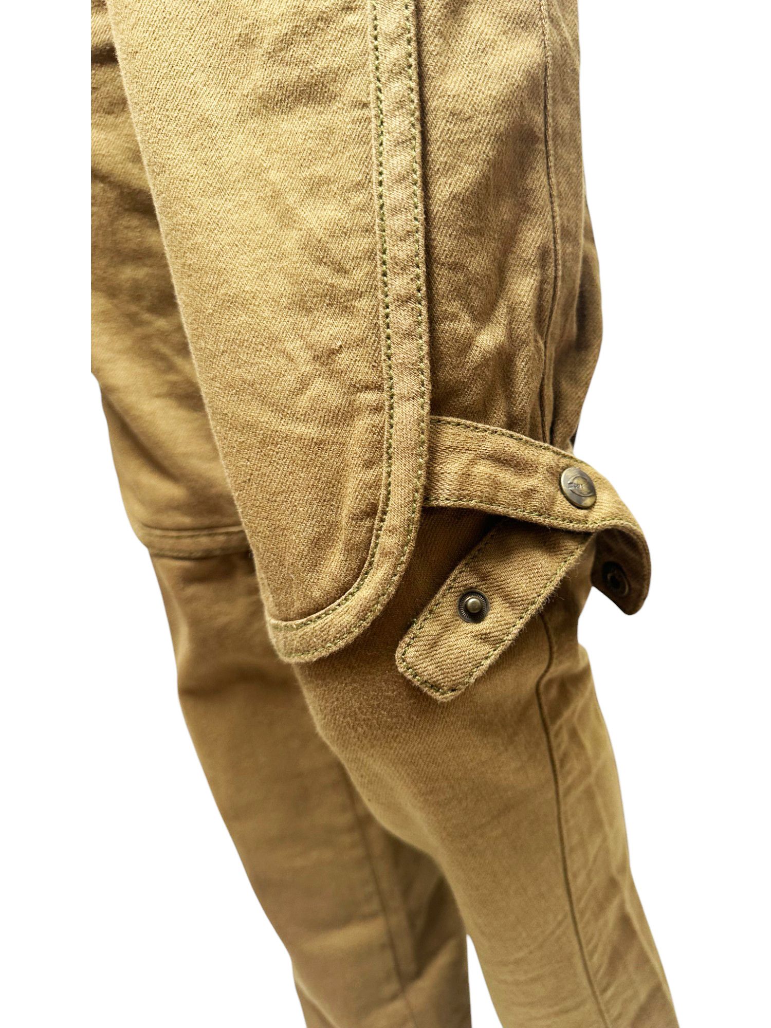 Just Cavalli Early 00's Brown Zipped Pants Size 27" / US 4 / IT 40 - 6 Thumbnail