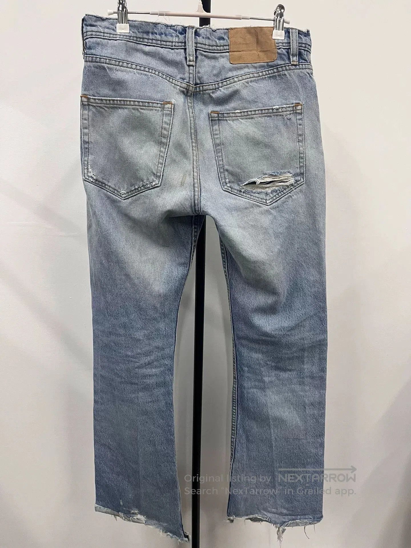 Enfants Riches Deprimes Enfants Riches Deprimes Distressed Blue Denim Pants. Size US 29 - 3 Thumbnail