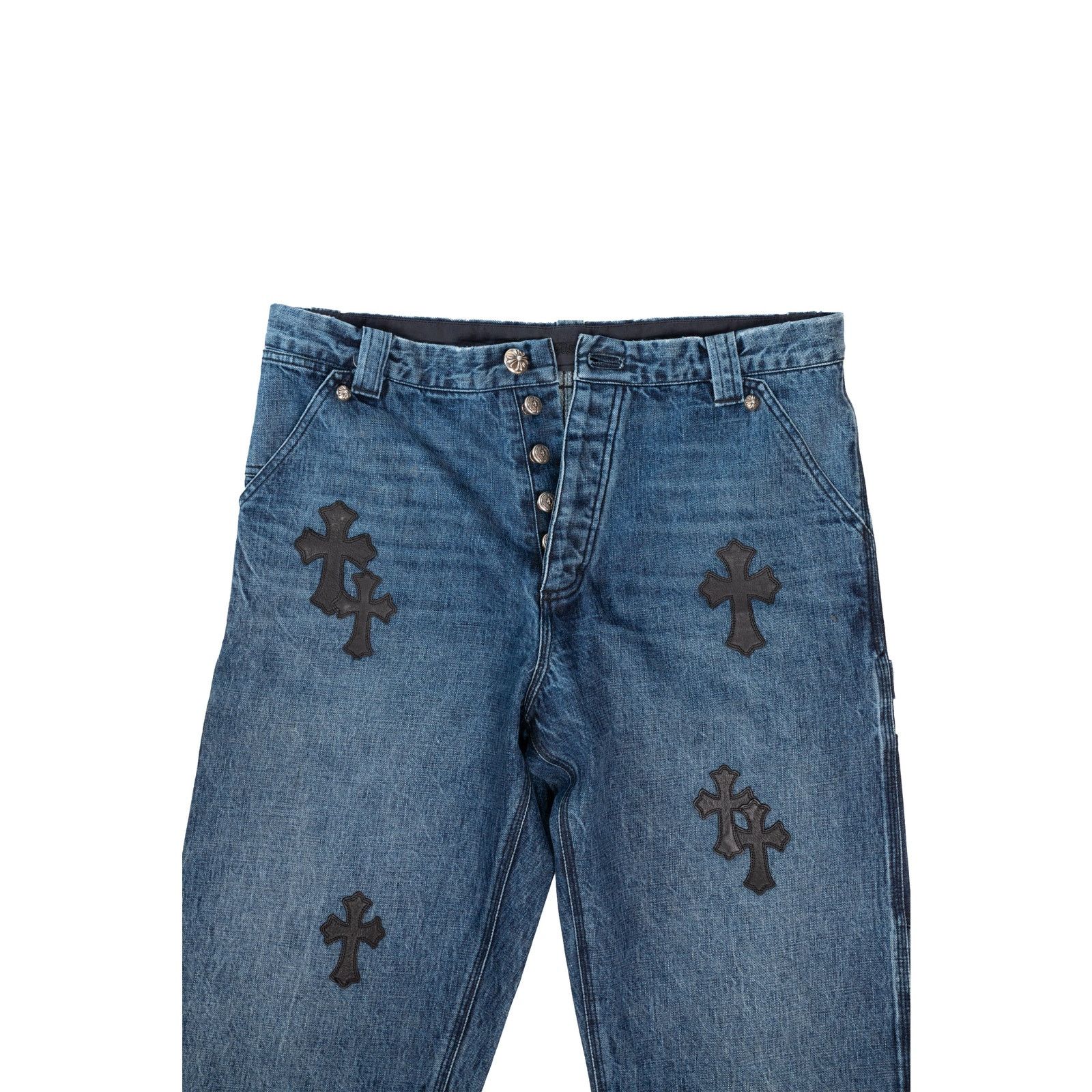 Chrome Hearts Turbo Diesel Cross Patch Carpenter Jeans Size US 36 / EU 52 - 3 Thumbnail