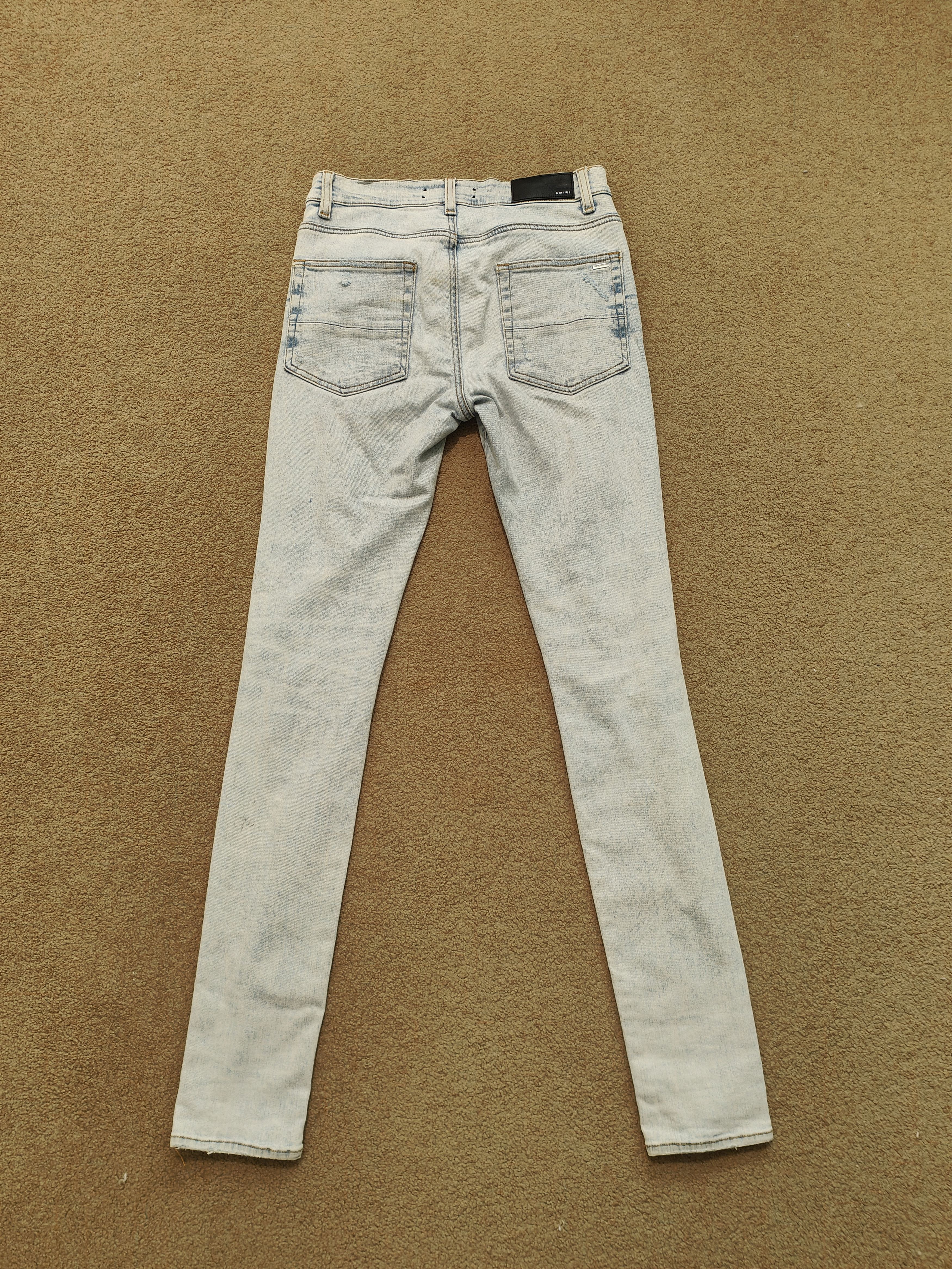 Amiri Tie Dye Mx1 Jean Sky Indigo Size US 30 / EU 46 - 3 Thumbnail