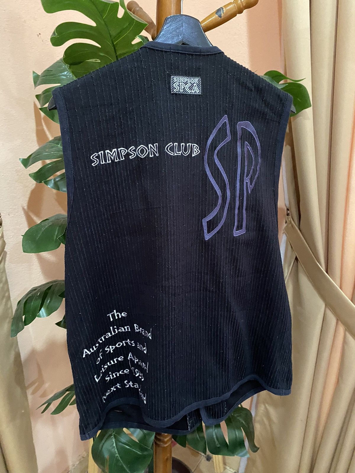 Other VINTAGE SIMPSON VEST JACKET Size US M / EU 48-50 / 2 - 7 Thumbnail