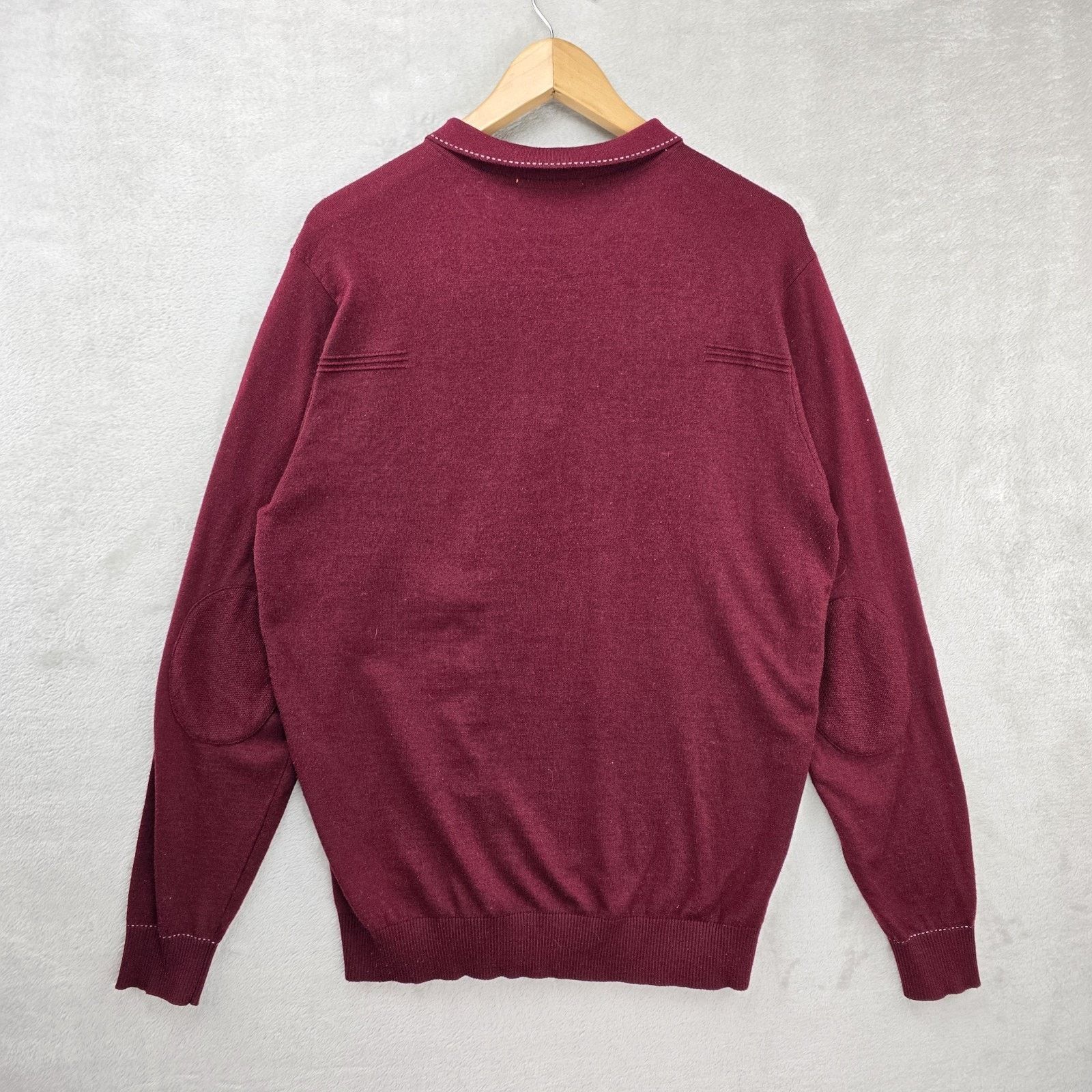Other JM by Johnny Manglani 1/4 Zip Sweater Mens Large 54 Wool Size US L / EU 52-54 / 3 - 12 Thumbnail
