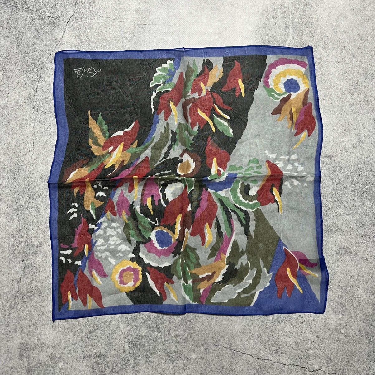 Cacharel Vintage Cacharel Flowers Print Handkerchief/Neckerchief Size ONE SIZE - 1 Thumbnail