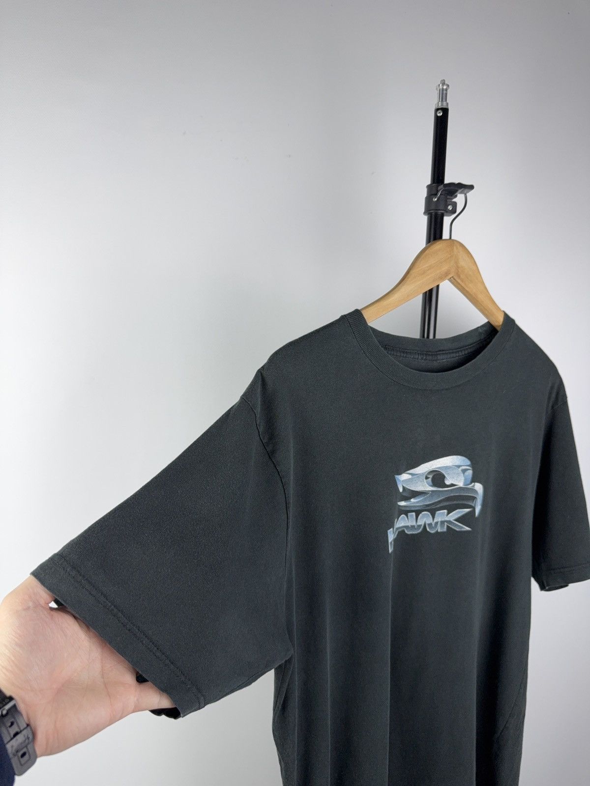 Hawk × Tony Hawk Rare! Vintage Faded Hawk Skateboards T Shirt Blind Hookups Size US L / EU 52-54 / 3 - 5 Thumbnail