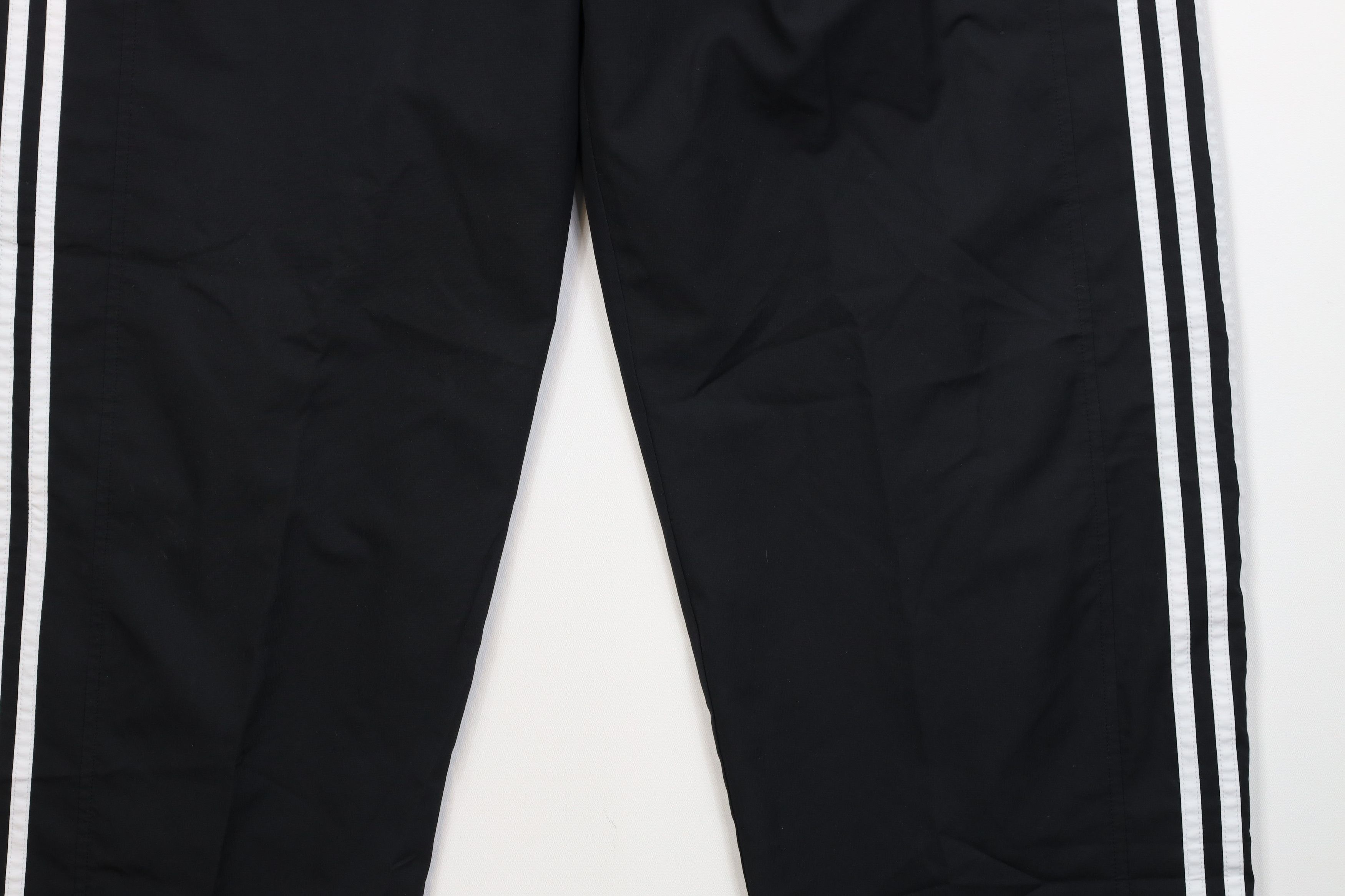 Adidas Vintage Y2K 2005 Adidas Lined Wide Leg Windbreaker Pants Size US 36 / EU 52 - 4 Thumbnail