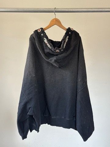 Kapital Fleece Thriller Damaged Devil Hood Blouson (Studs Remake) Size US L / EU 52-54 / 3 - 12 Thumbnail