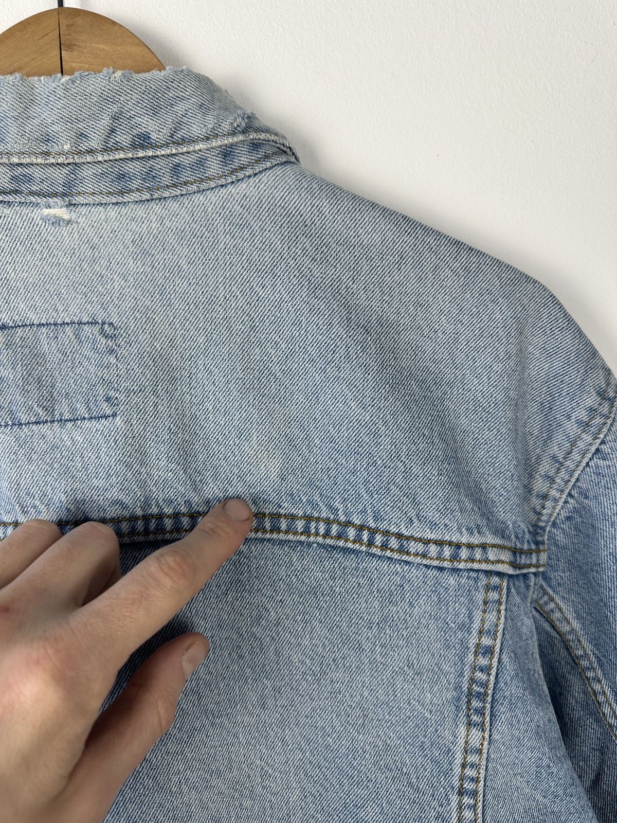 Lee Lee Rider Denim Jacket Size L Light Wash Acid Washed Trucker Size US L / EU 52-54 / 3 - 14 Thumbnail