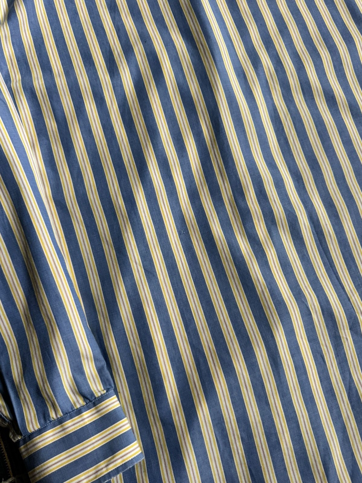 Burberry Vintage Burberry Stripped Button Up Shirt Size US XL / EU 56 / 4 - 13 Thumbnail
