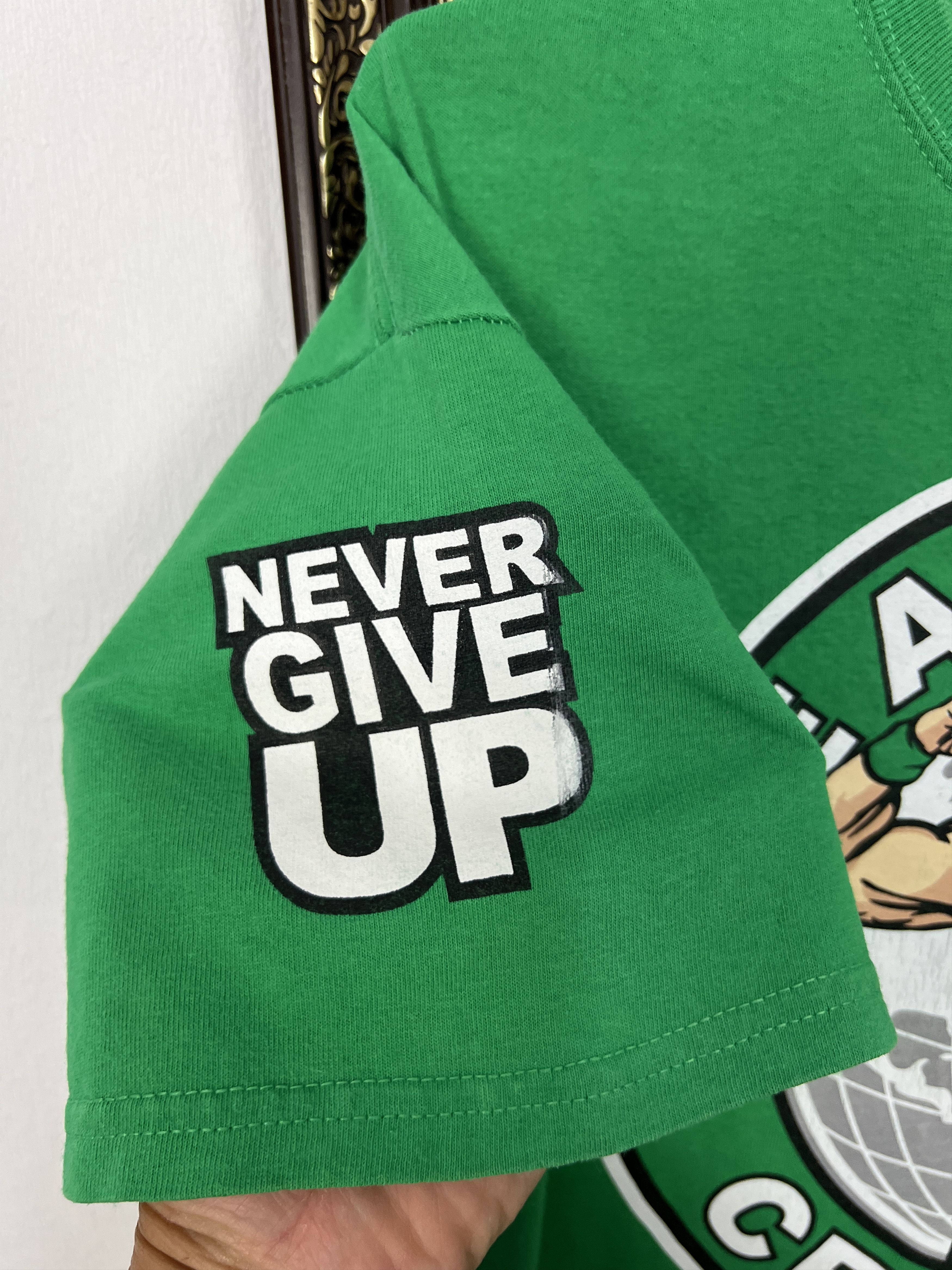 Gildan WWE John Cena Never Give Up Shirt Salut Tee Over Print Size US M / EU 48-50 / 2 - 5 Thumbnail