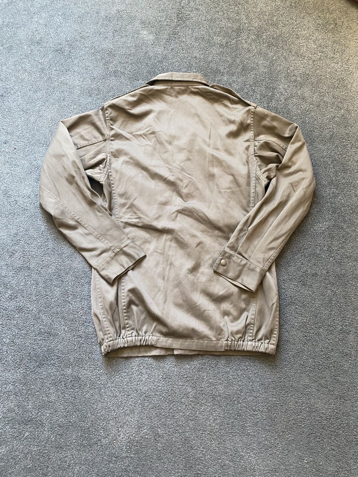 Vintage VINTAGE 80s FRENCH MILITARY F2 OLIVE DRAB JACKET Size US L / EU 52-54 / 3 - 2 Thumbnail