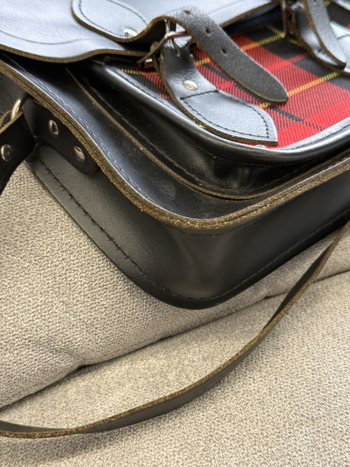 Cambridge Satchel Company The Cambridge Satchel Company Leather Black Bag Size ONE SIZE - 13 Thumbnail
