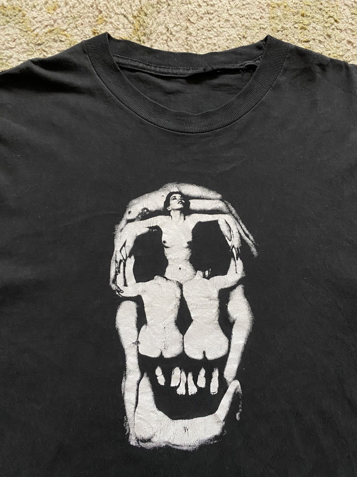 Vintage Vintage 90’s Dali Skull Volupta Mors Tee Size US M / EU 48-50 / 2 - 3 Thumbnail
