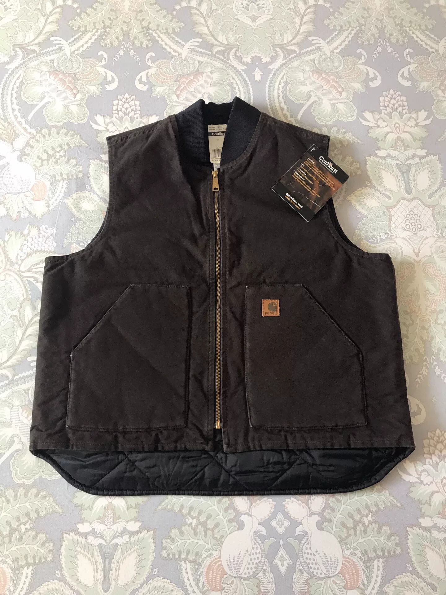 Carhartt Carhartt V02 Dark Brown Work Vest Size US XL / EU 56 / 4 - 1 Thumbnail