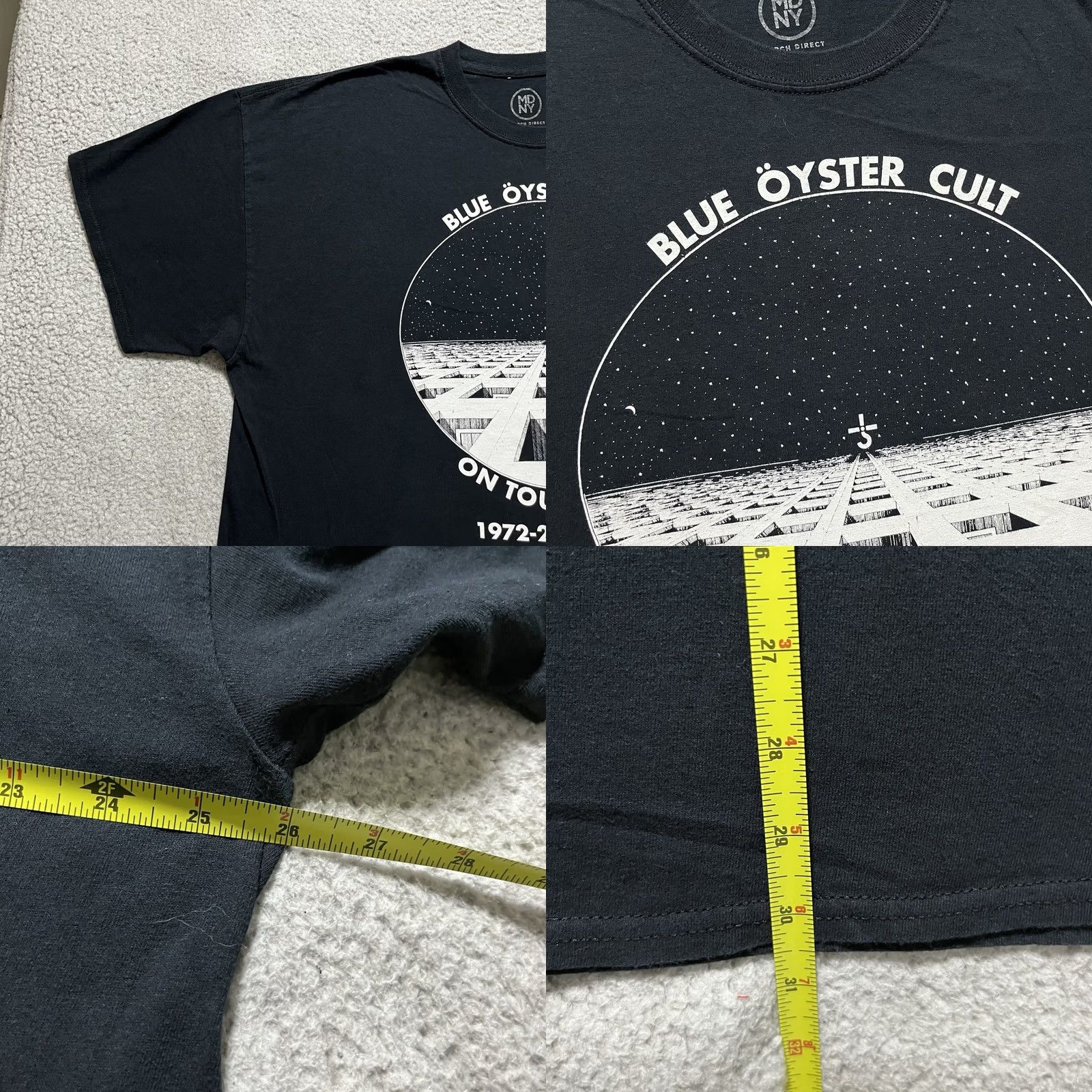 Vintage Blue Oyster Cult Shirt Mens 2XL Band Tee On Tour Forever Graphic White Shirt Size US XXL / EU 58 / 5 - 9 Thumbnail