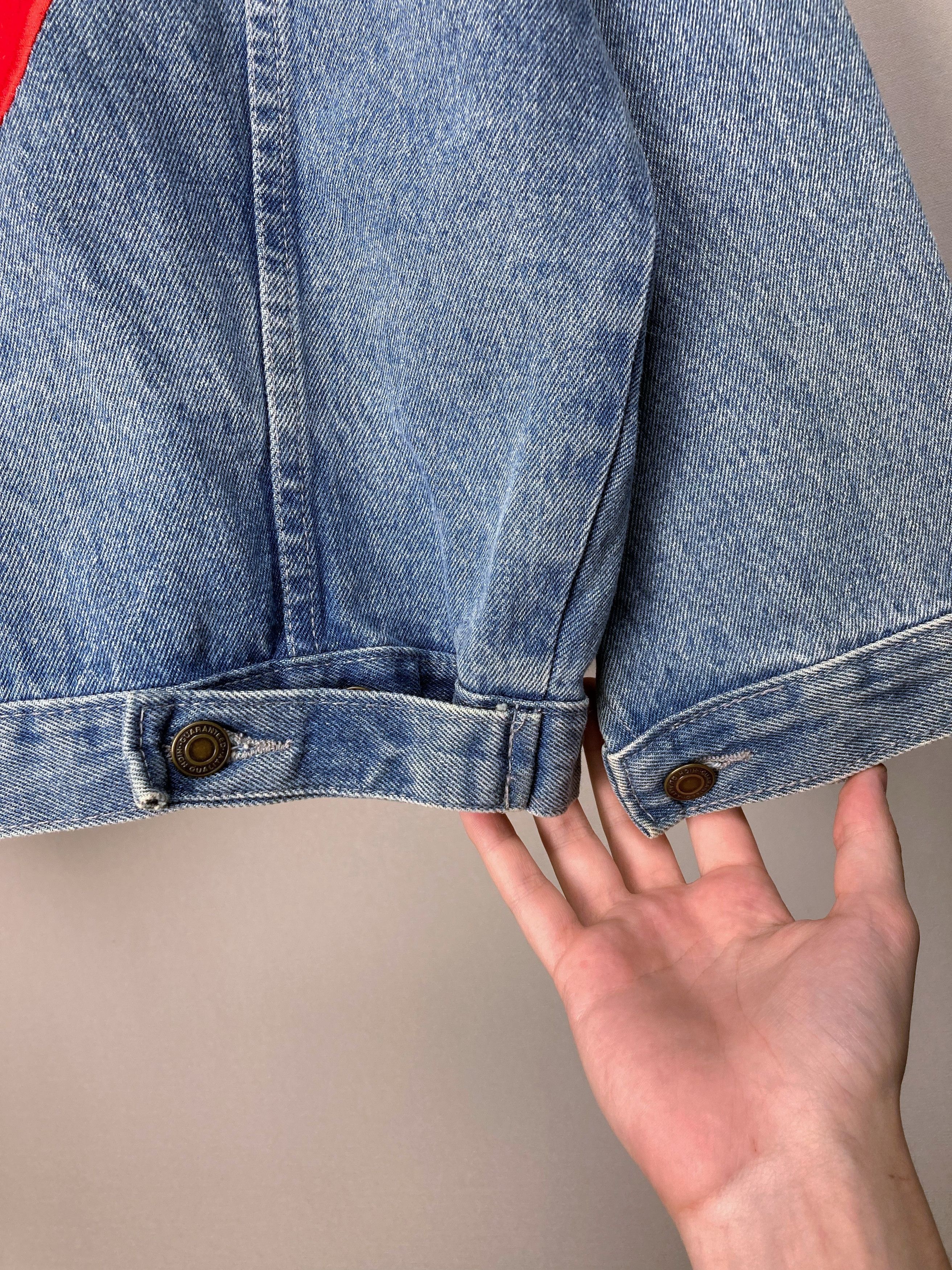 Coca Cola GRAIL Coca Cola 90s Big Leather Logo On Back Denim Jacket Size US XL / EU 56 / 4 - 7 Thumbnail