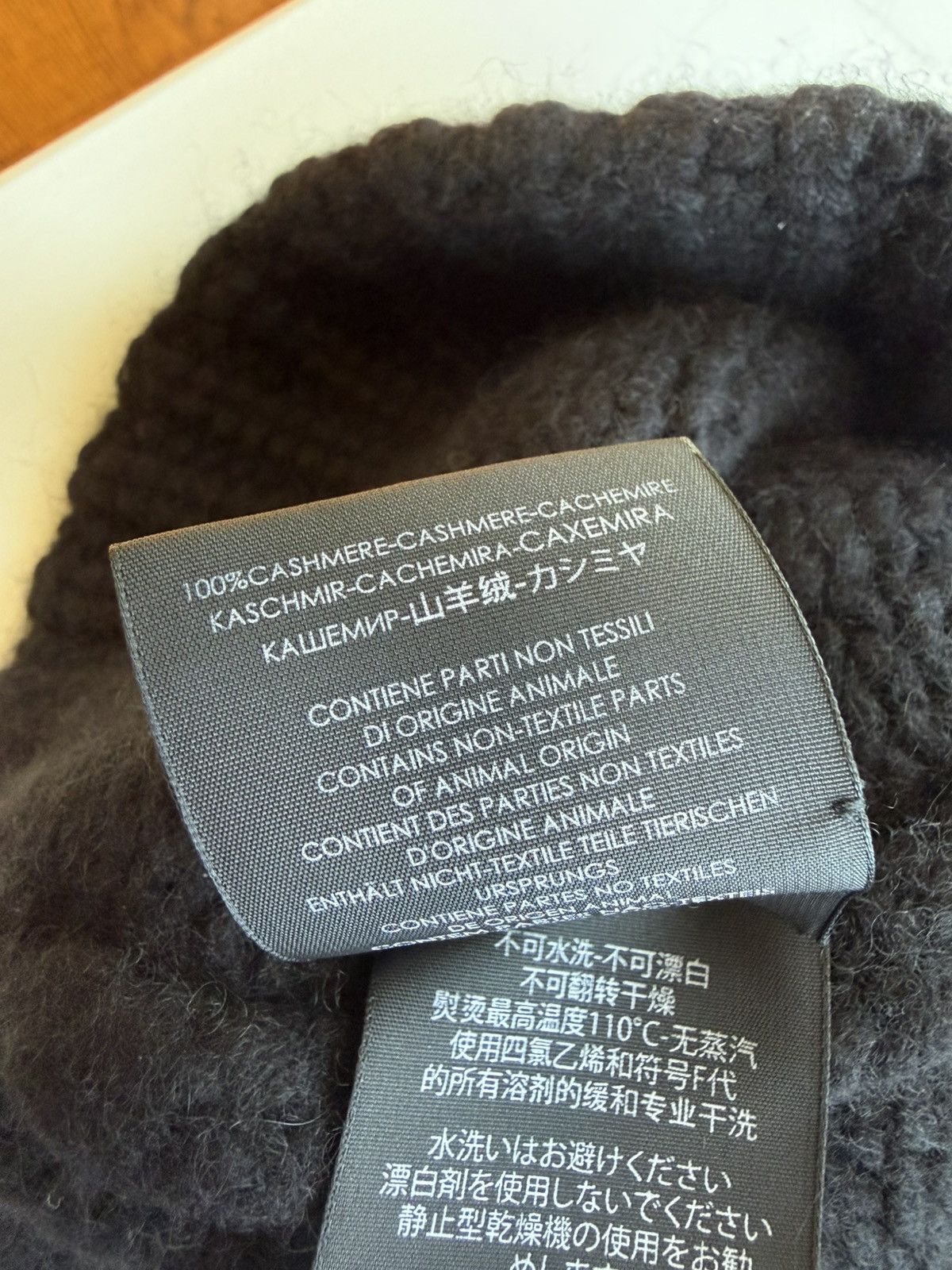 Saint Laurent Paris Saint Laurent cashmere black beanie hat Size ONE SIZE - 10 Thumbnail