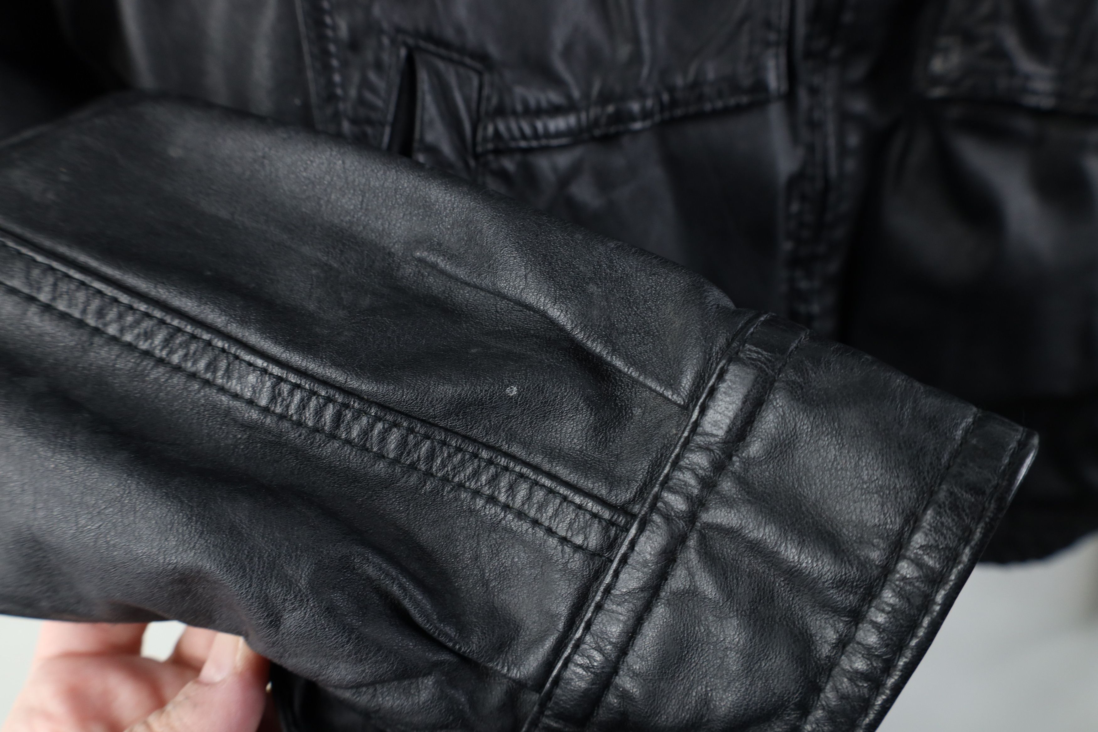 Vintage Vintage 90s Streetwear Full Zip Bomber Jacket Coat Black Size US XXL / EU 58 / 5 - 9 Thumbnail