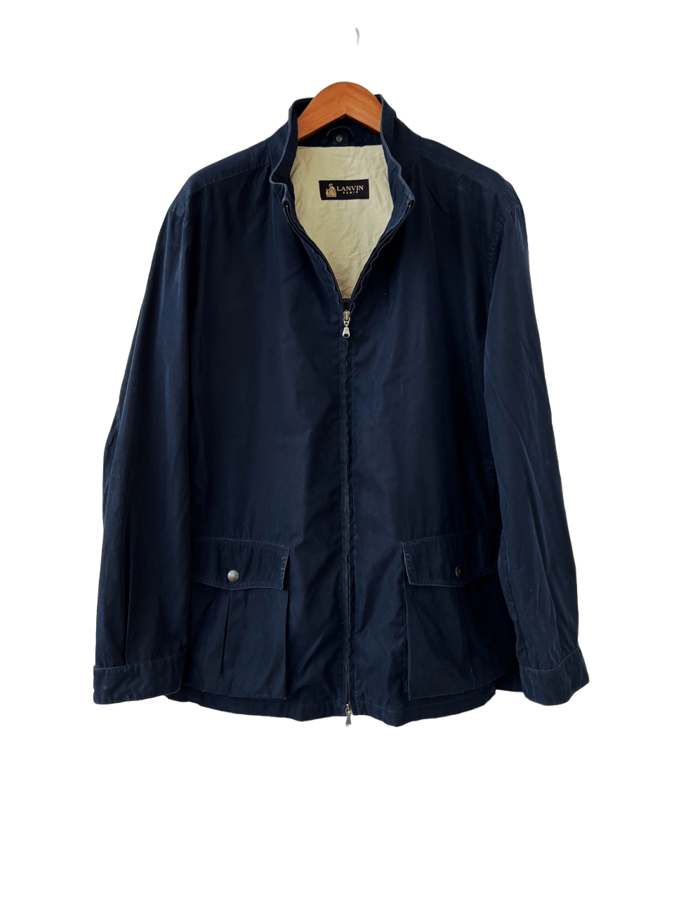 image of Lanvin Jacket 56 in Navy, Men's (Size XL)