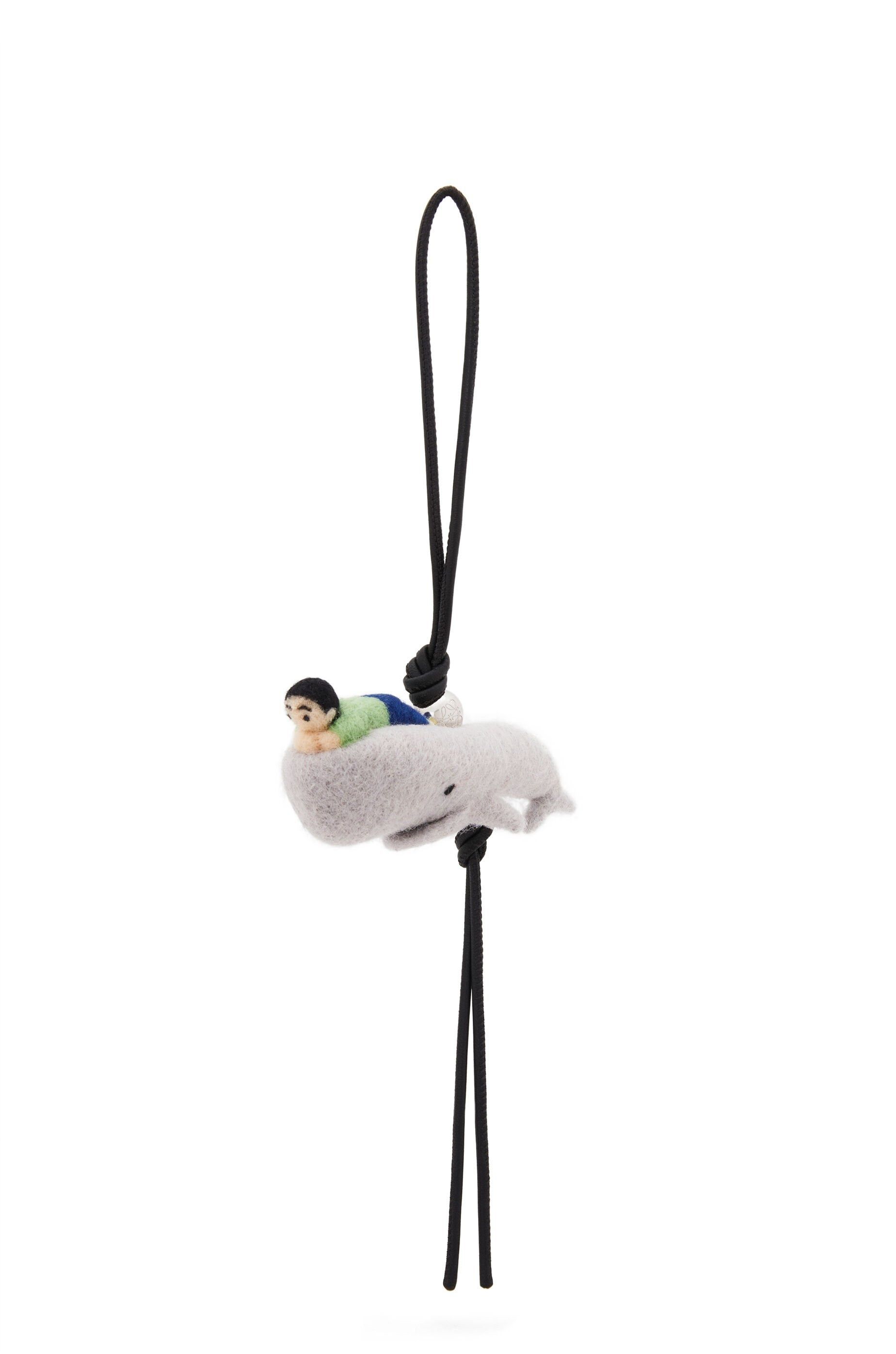 Loewe o1in1g0426 Size: OS / Kid With Whale Charm in Grey Size ONE SIZE - 1 Thumbnail