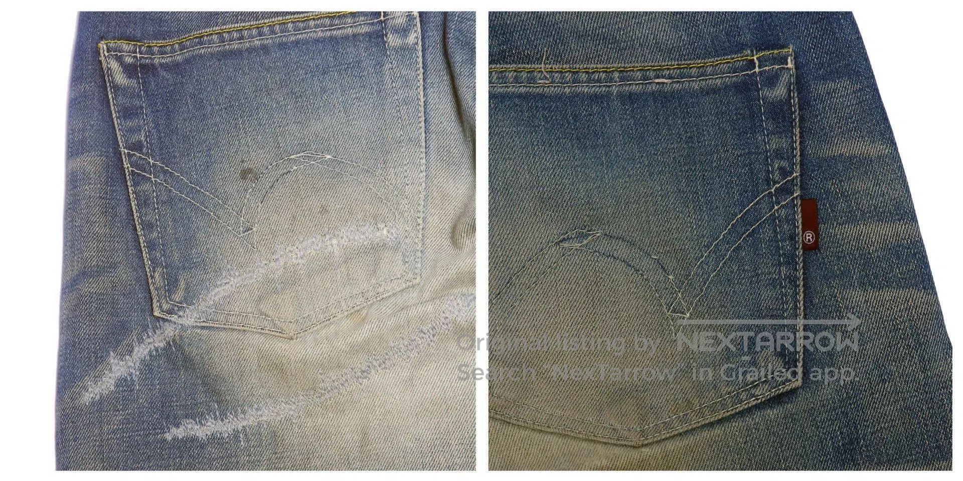 Neighborhood Blue Distressed Denim Jeans Size 28. Size US 28 / EU 44 - 5 Thumbnail