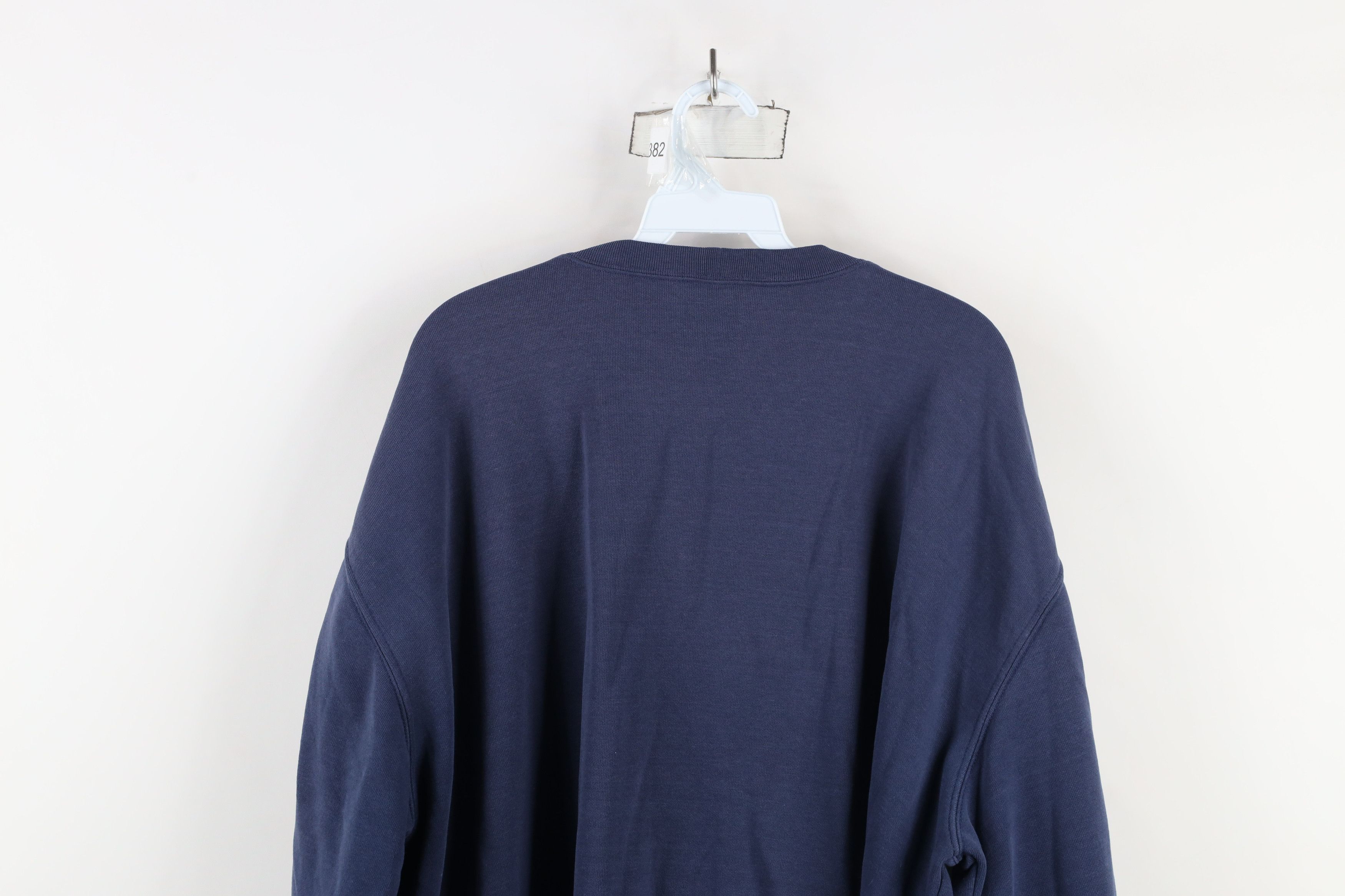 Carhartt × Vintage Vintage 90s Carhartt Spell Out Crewneck Sweatshirt Blue Size US XXL / EU 58 / 5 - 9 Thumbnail