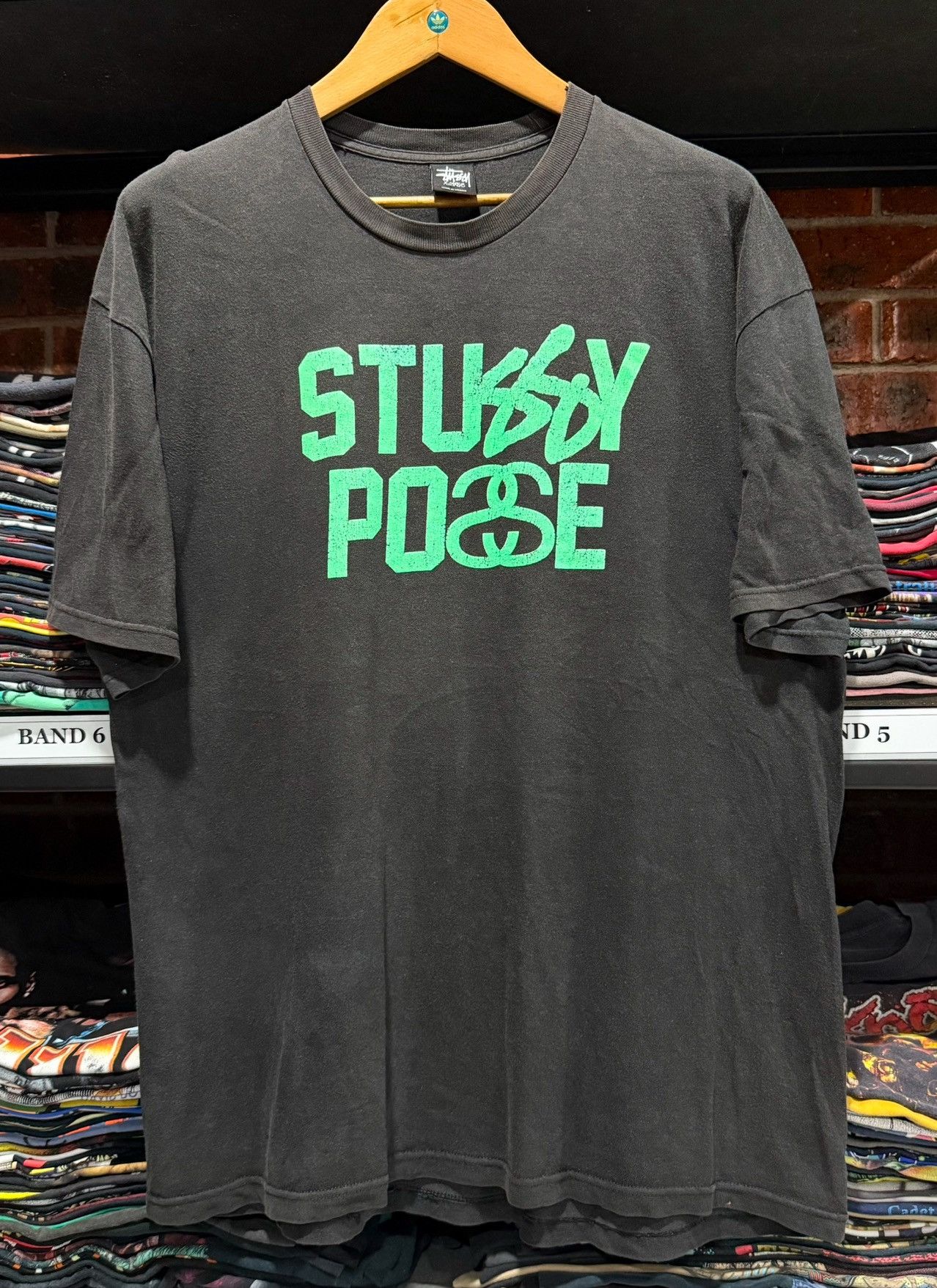 Stussy Thrashed Vintage Stussy Posse Streetwear Sun Faded Tee Size US XL / EU 56 / 4 - 1 Thumbnail